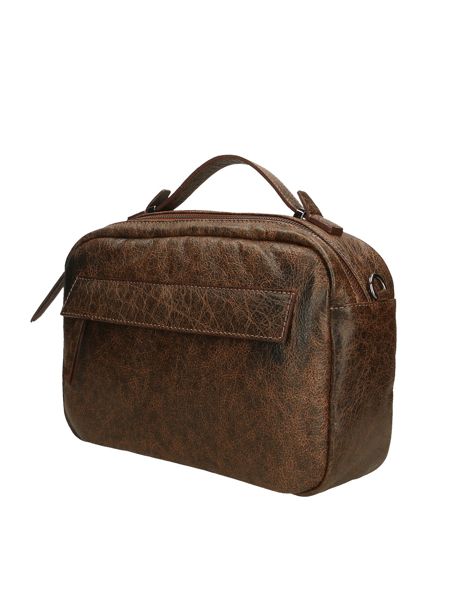 Vera Pelle 6542-CUOIO COGNAC Borsa a mano unisex Modello Avelon Chiara Ferretti
