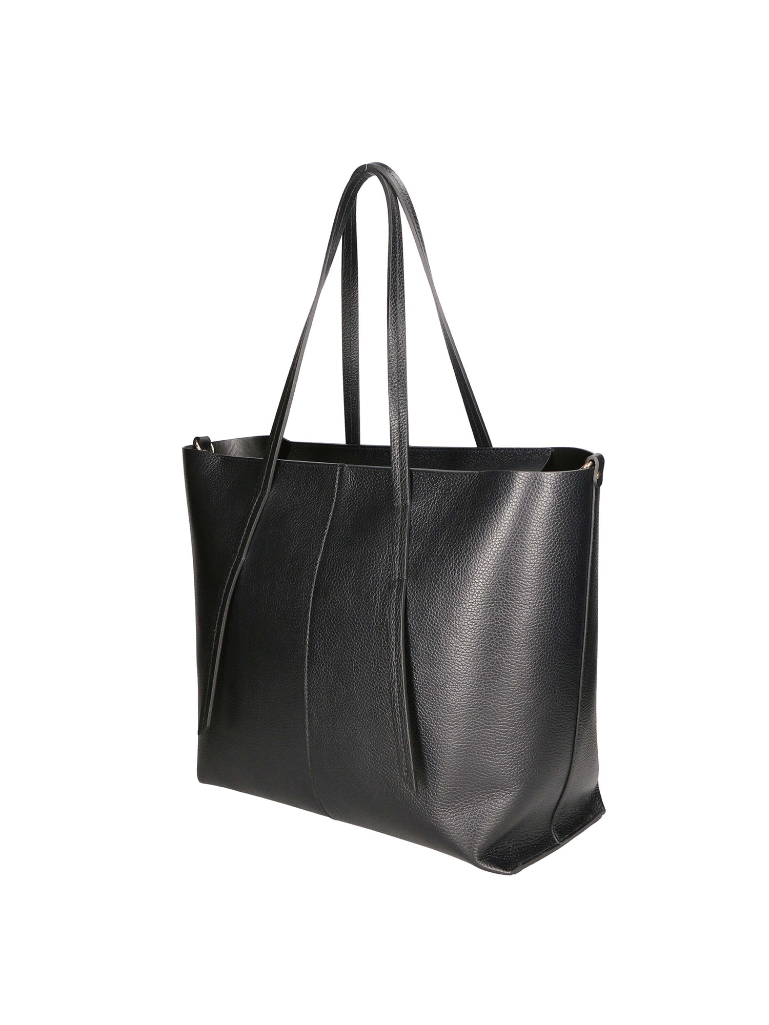 Luce Borsa a mano da donna Vera pelle 04512-D28 NERO BLACK Chiara Ferretti