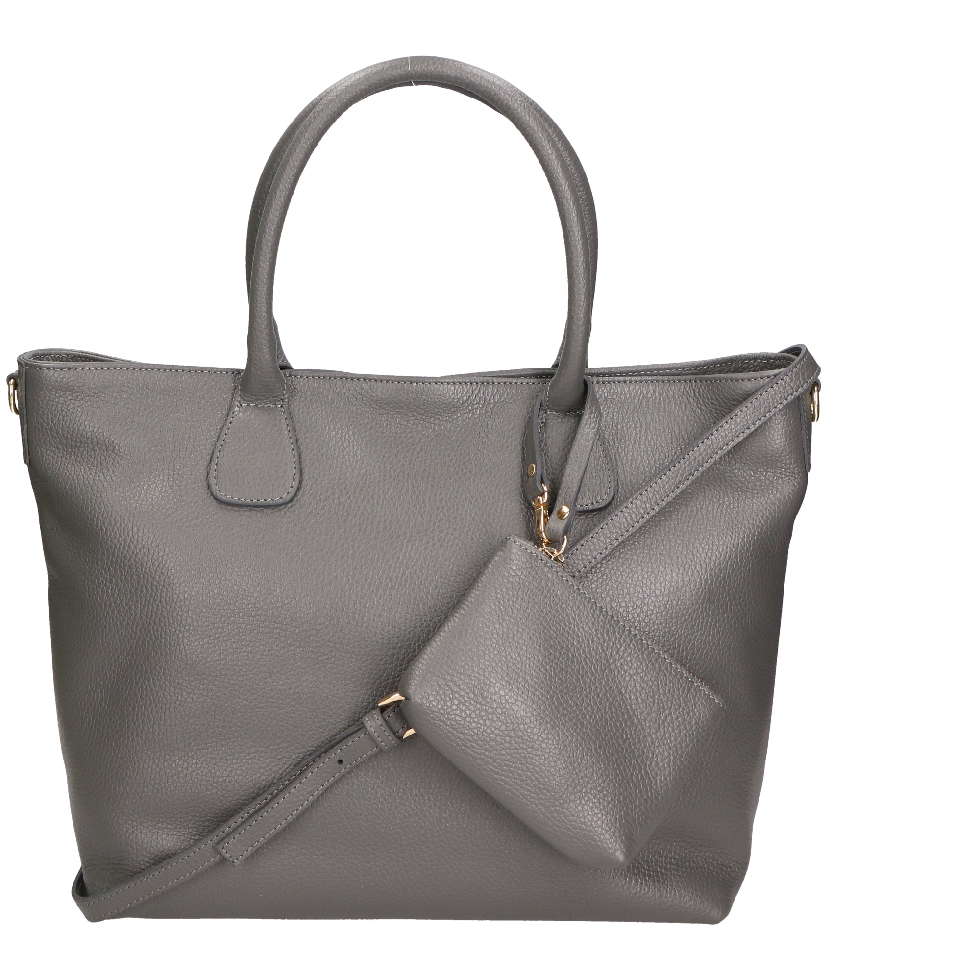 Sylvie Borsa a mano da donna 100% pelle 06520-D27 GRIGIO SCURO Chiara Ferretti