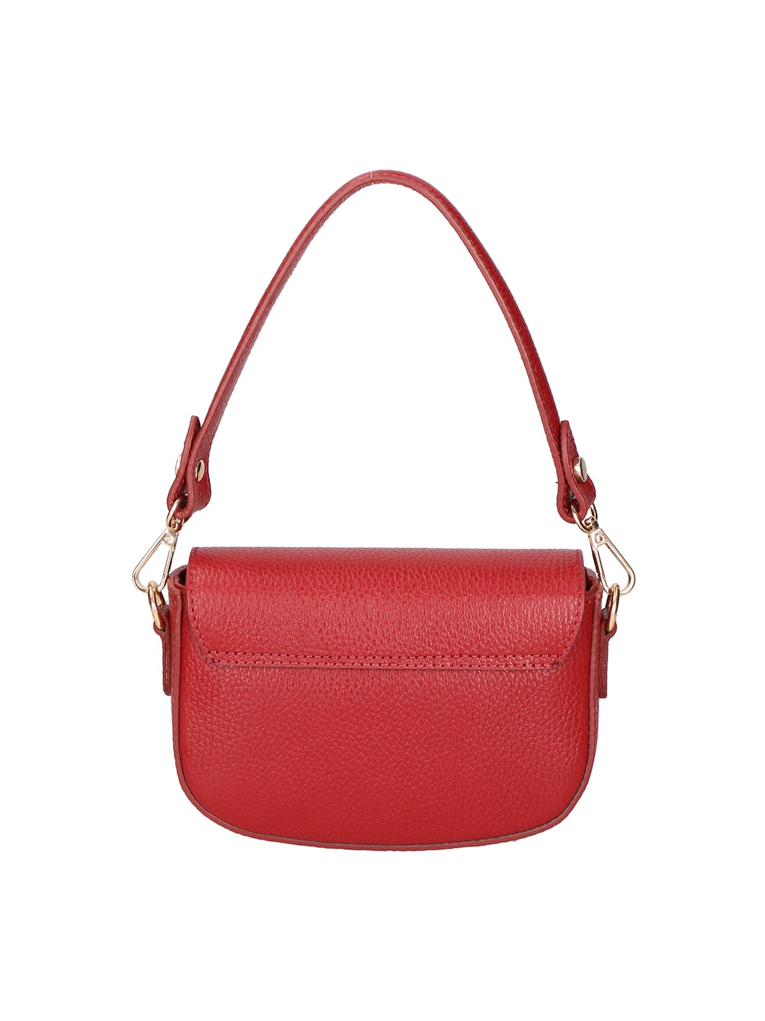 Viktoria Borsa a spalla da donna Vera pelle 06526-D10 ROSSO SCURO Chiara Ferretti