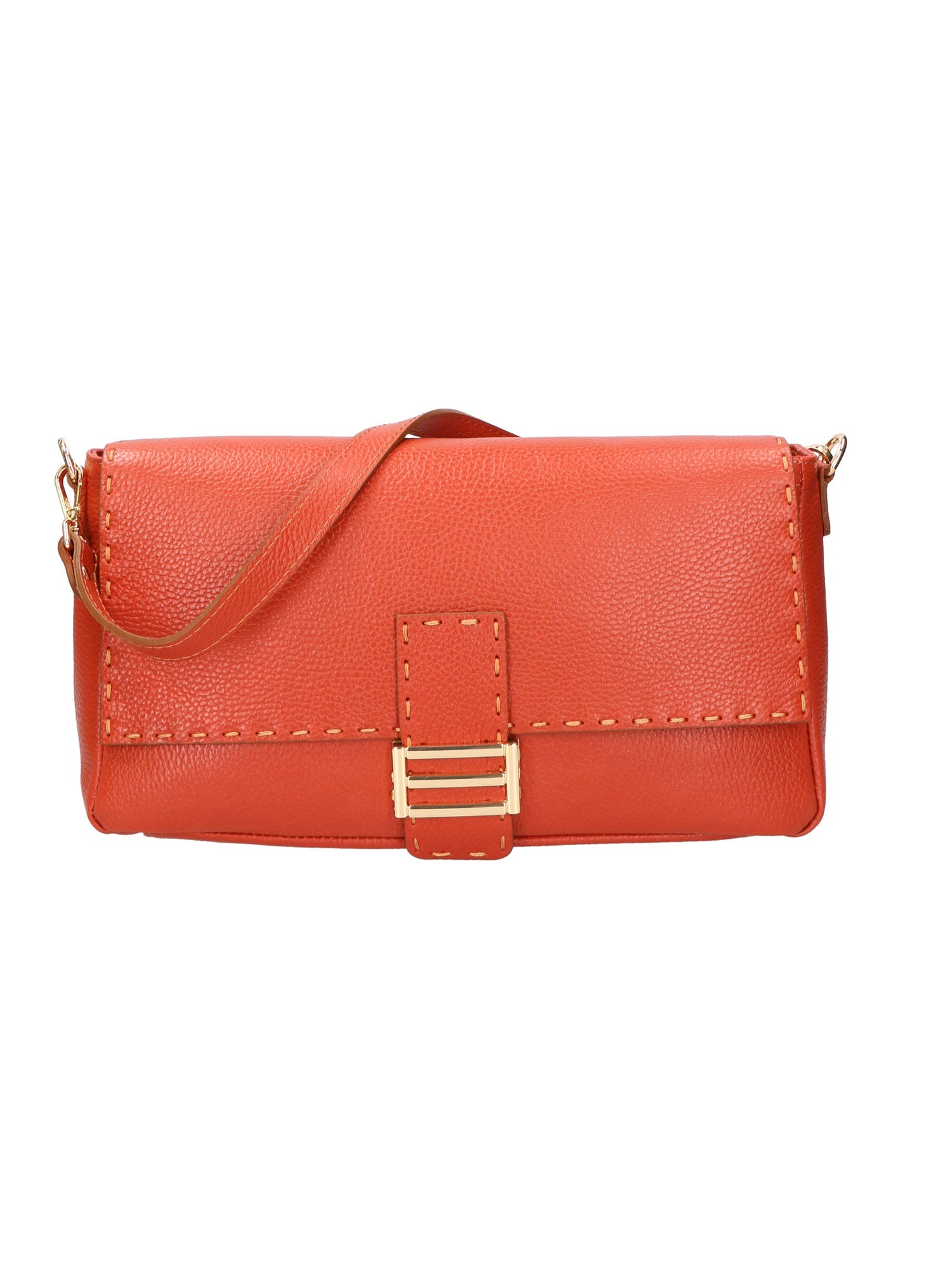 Walda Borsa a spalla da donna Vera pelle 06868-D61 MATTONE Chiara Ferretti