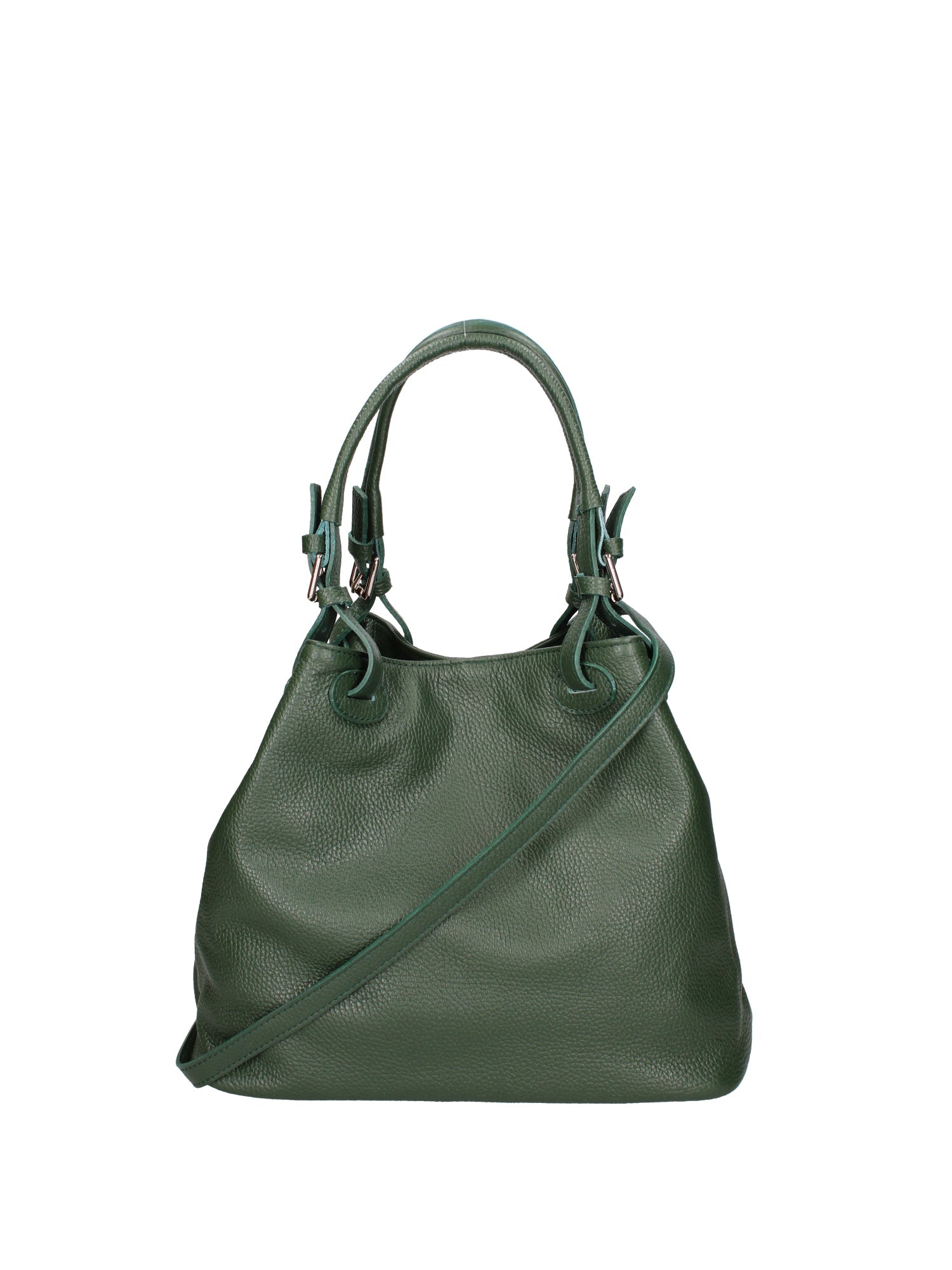 Borsa a spalla da donna In Vera pelle Made in Italy 29x32x17 cm