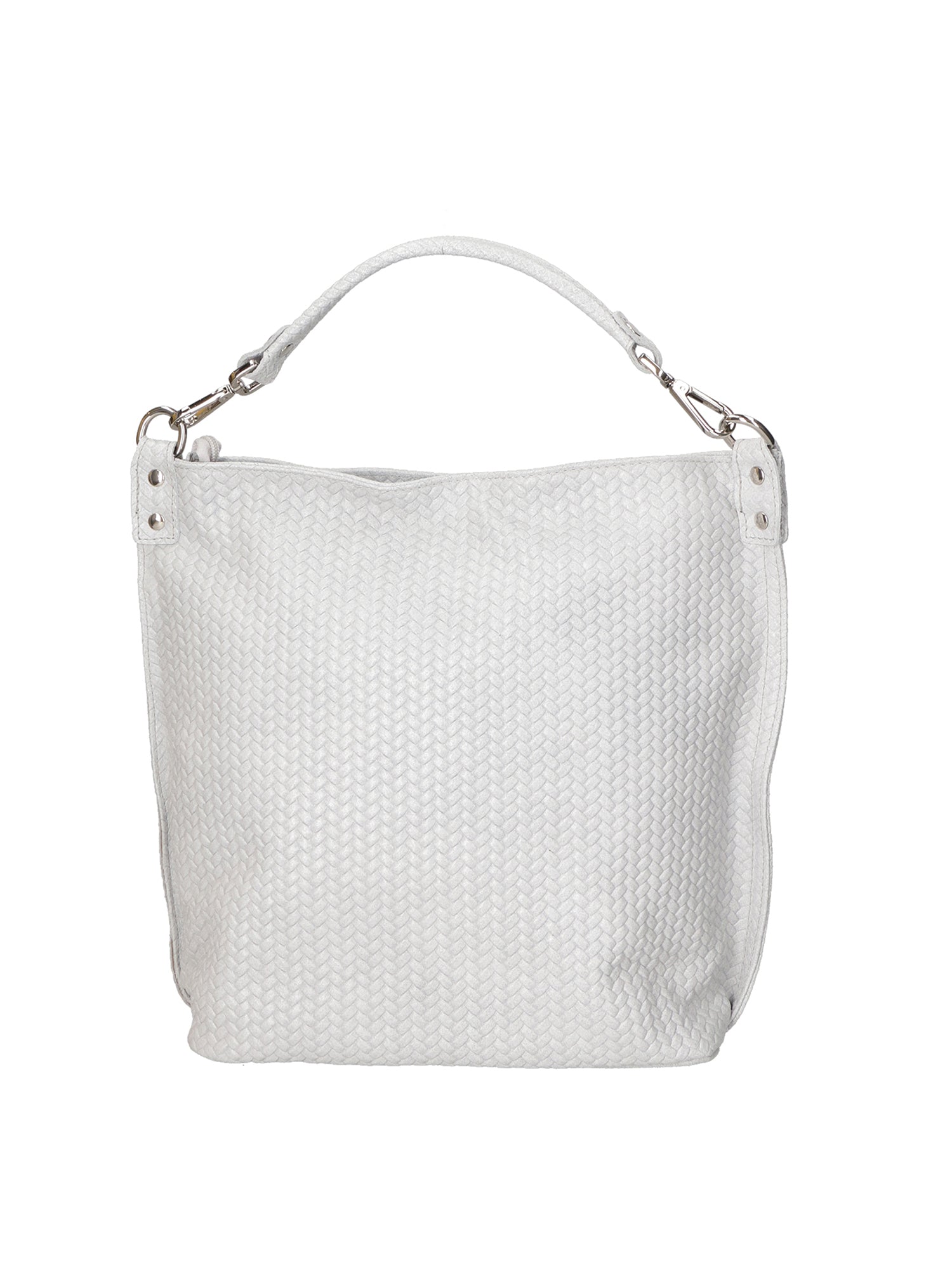 Elga Borsa a spalla da donna Vera pelle 80051-GRIGIO Chiara Ferretti