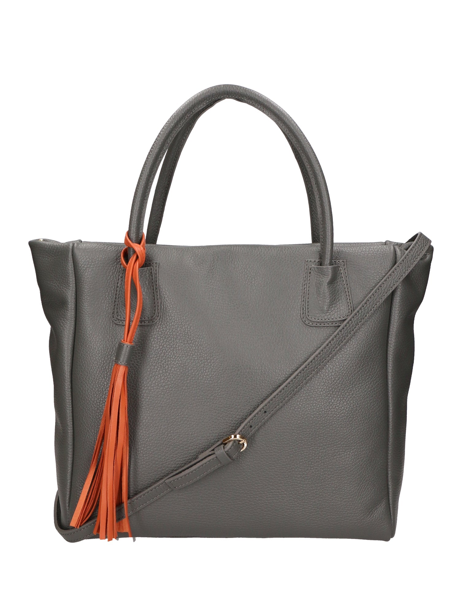 Verdiana Borsa a mano da donna Vera Pelle 06505-D27 GRIGIO SCURO Chiara Ferretti
