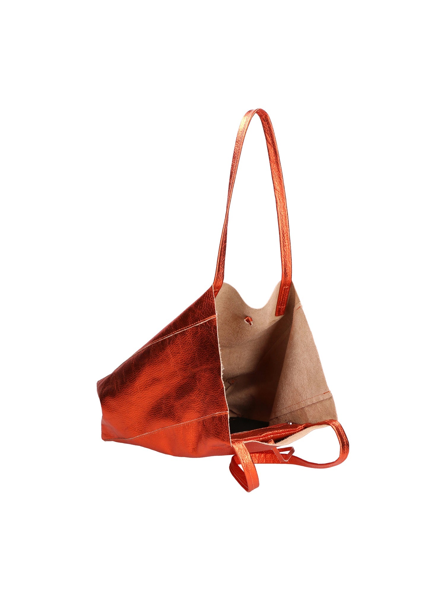 Iride Borsa a mano da donna 100% pelle 05921-DL35 ARANCIO Chiara Ferretti