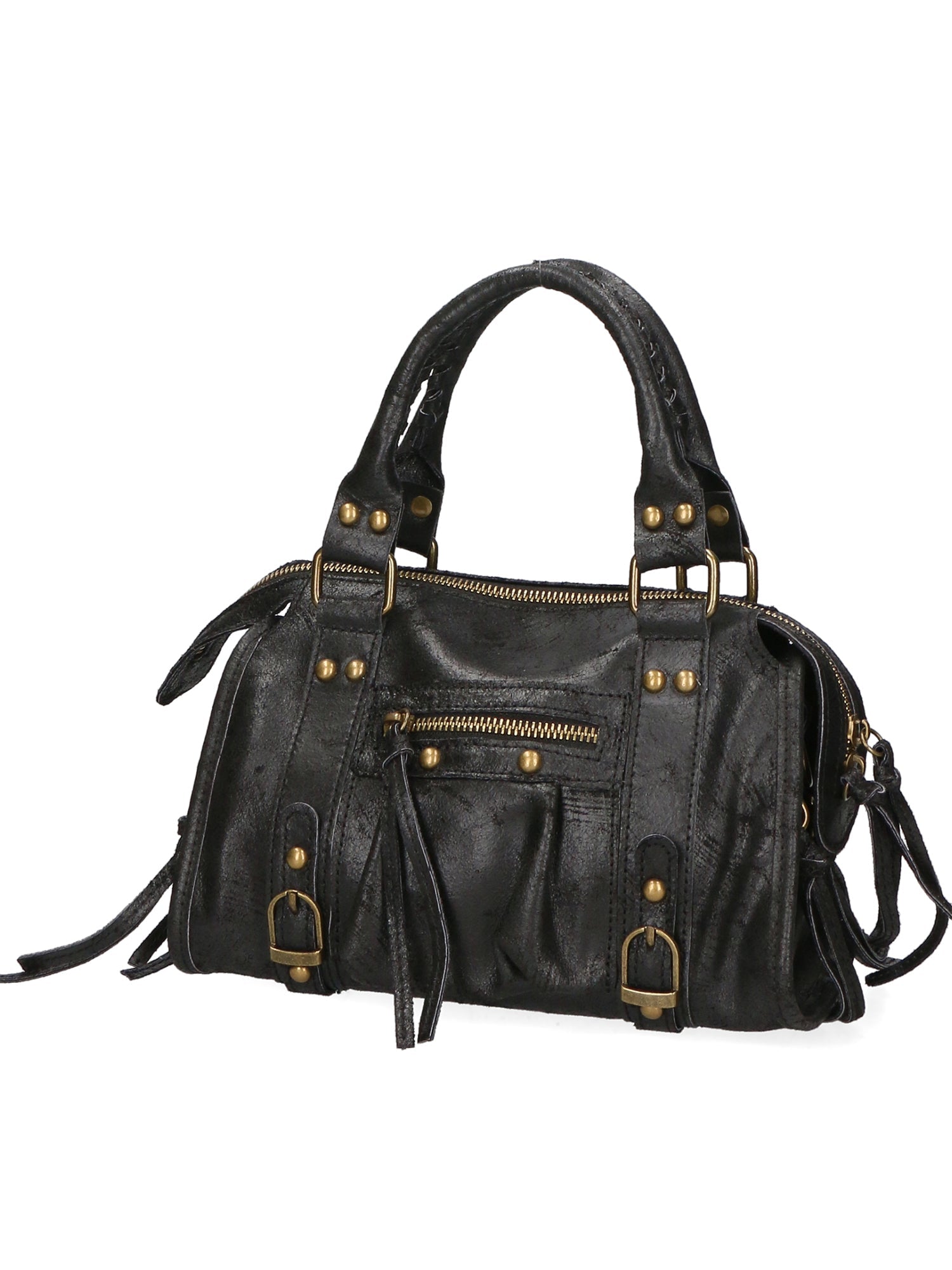 Erisia Borsa a spalla da donna Vera pelle 06091-NERO Chiara Ferretti