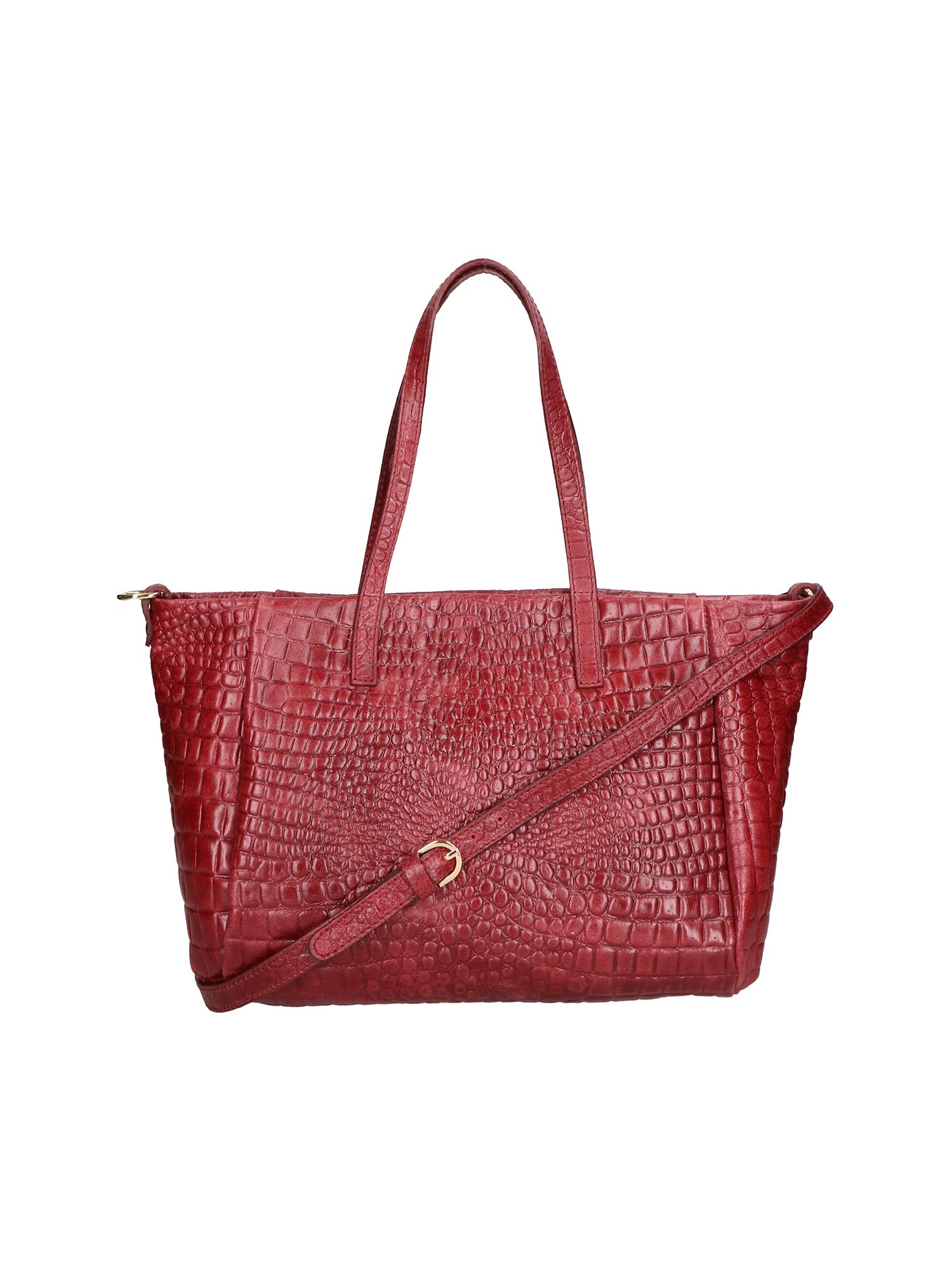 Lorella Borsa a spalla da donna Vera pelle croco 06499-037 BORDO Chiara Ferretti