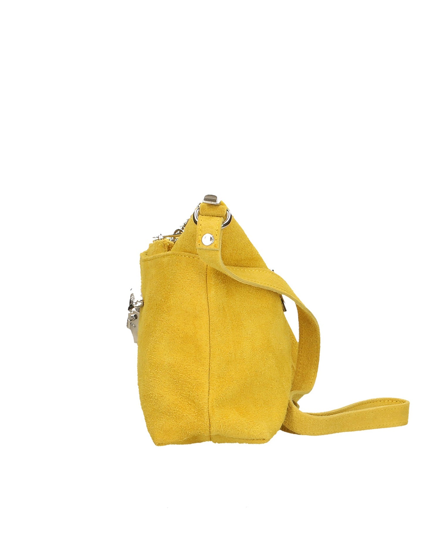 Embera Elite Borsa a tracolla donna Vera pelle scamosciata 8650-GIALLO Chiara Ferretti