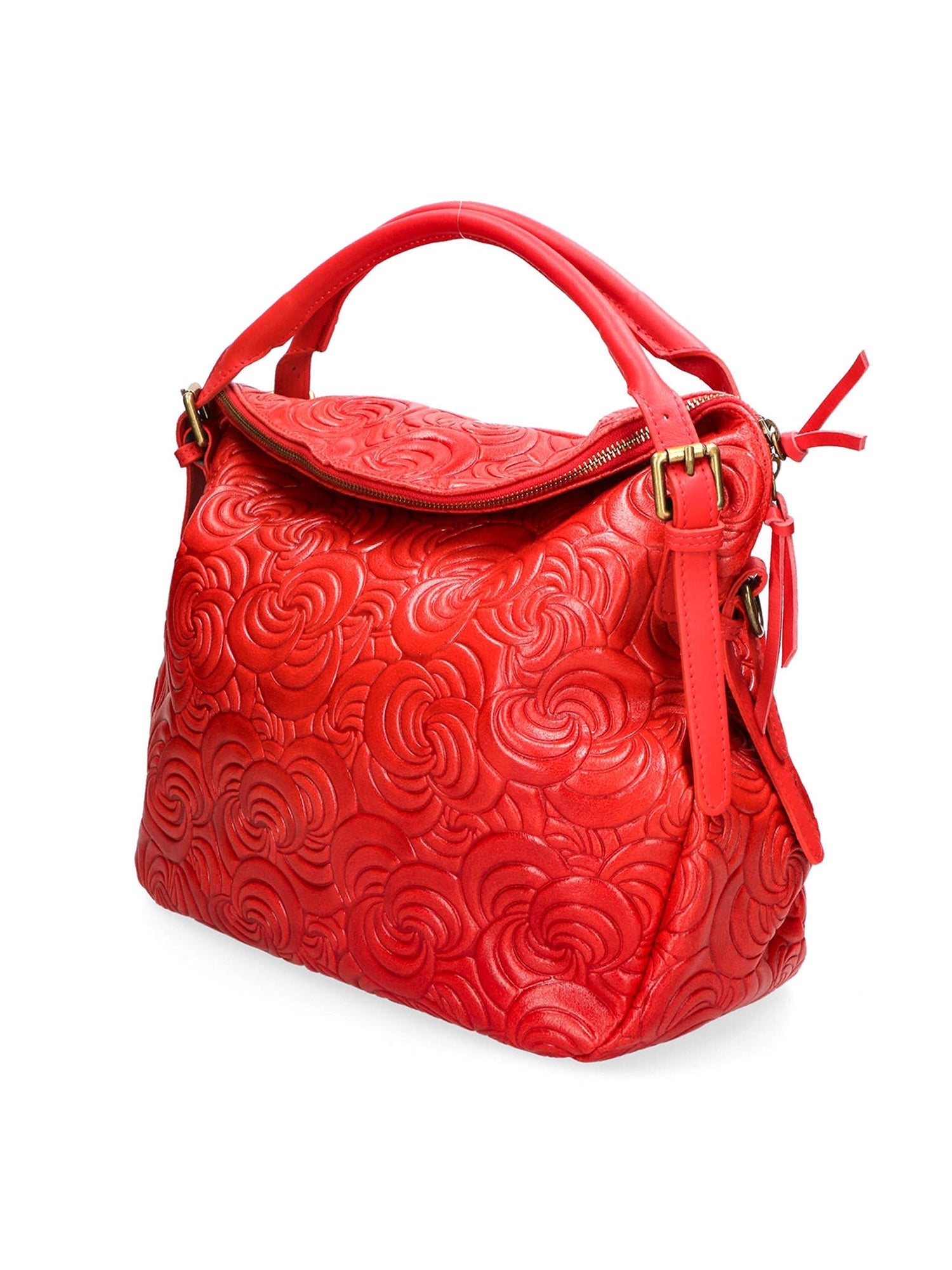 Devis Borsa a mano da donna Vera pelle 80014-023 ROSSO Chiara Ferretti