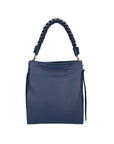 Vilma Borsa a mano da donna Vera Pelle 06874-D24 BLU JEANS Chiara Ferretti