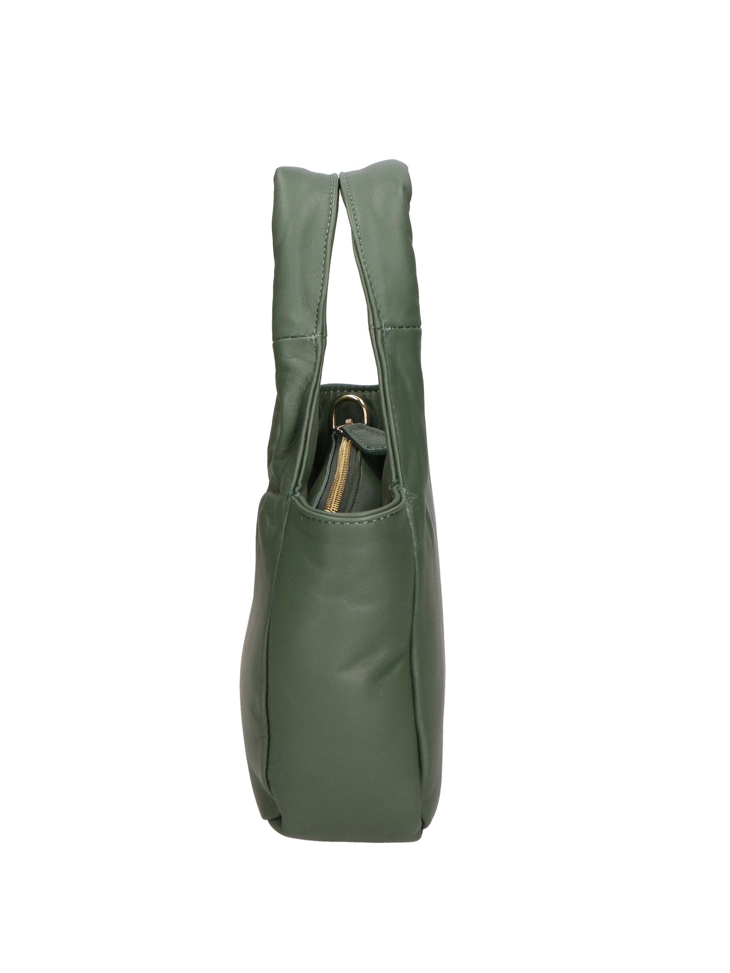 Virna Borsa a mano da donna Vera Pelle 06501-S14 VERDE SCURO Chiara Ferretti