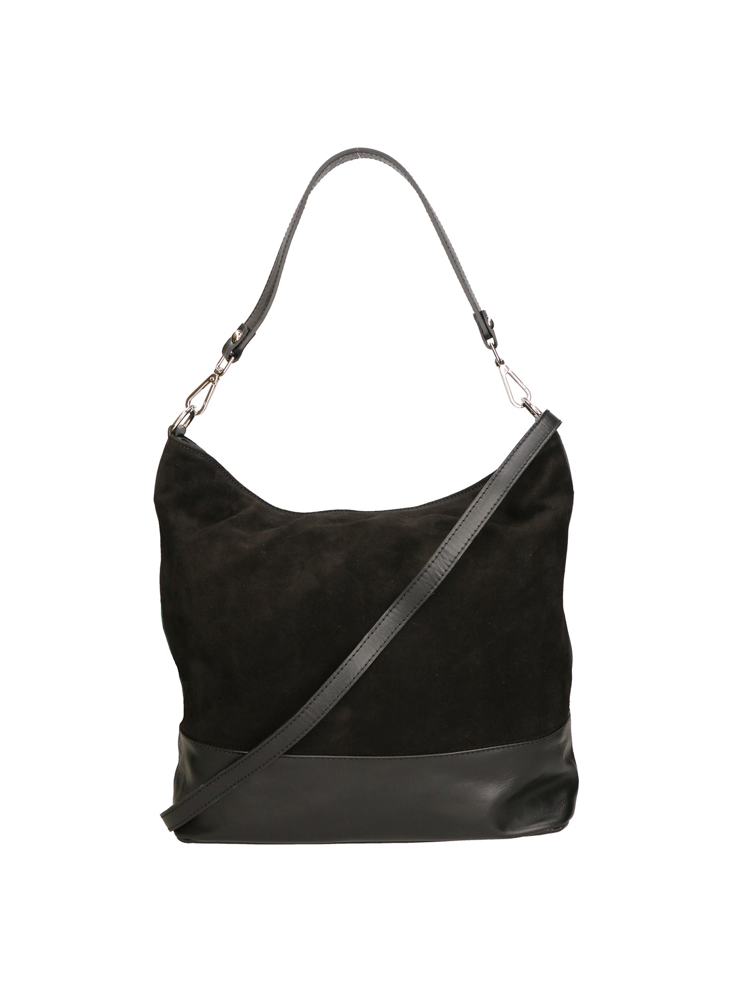 Graziana Borsa a spalla da donna Vera pelle 05960-23 NERO 28 NERO Chiara Ferretti