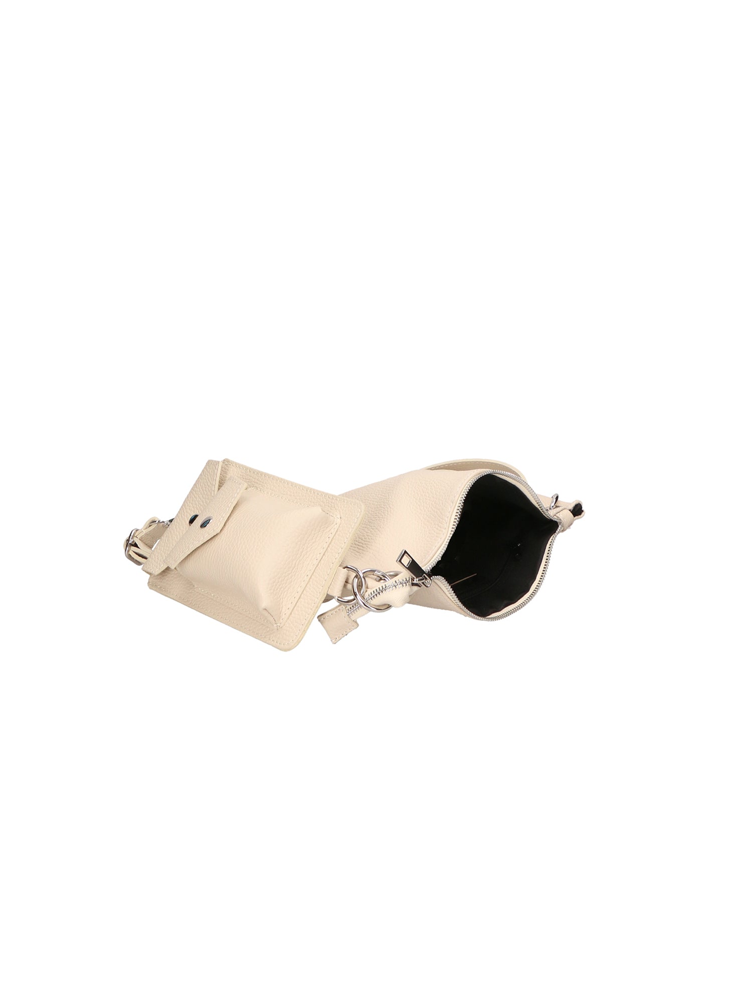 Ifigenia Borsa a tracolla da donna Vera pelle 05932-D37 LATTE MILK Chiara Ferretti