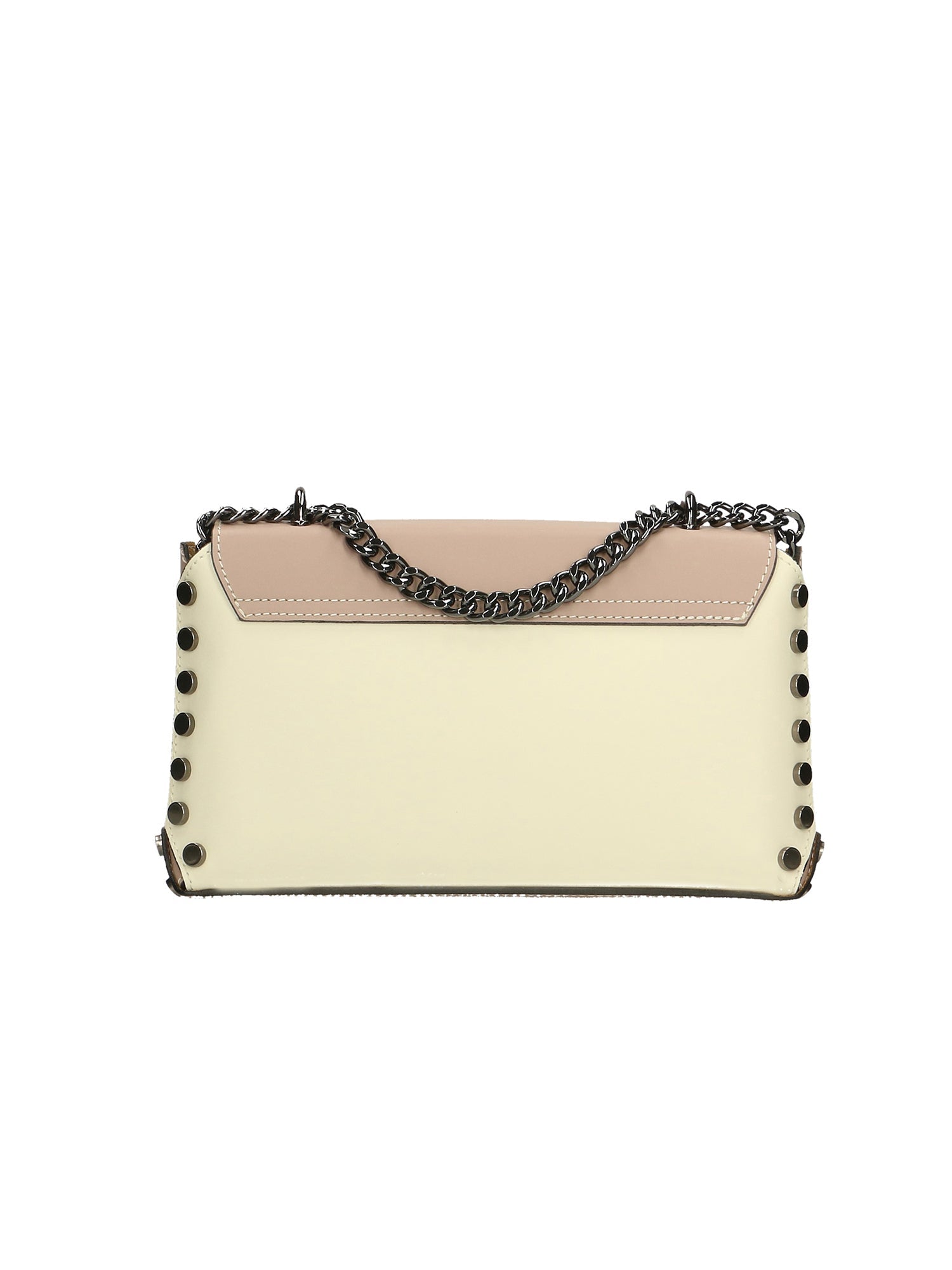 Vera pelle 8641-BEIGE+ROSATA Borsa a tracolla da donna Evanthe Pro Chiara Ferretti