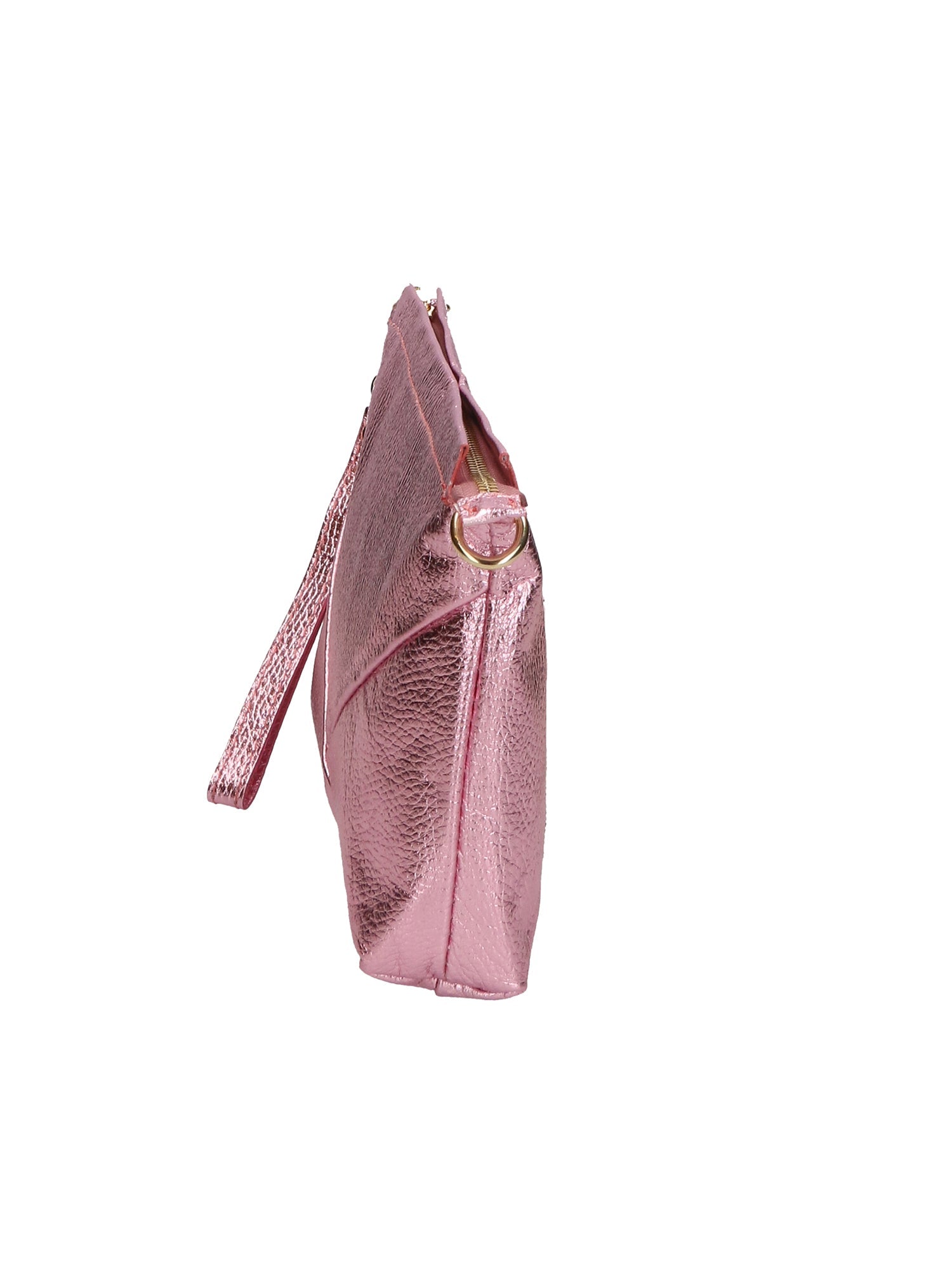 Giorgia Damen-Clutch aus echtem Leder, hergestellt in Italien, 19 x 27 x 2 cm