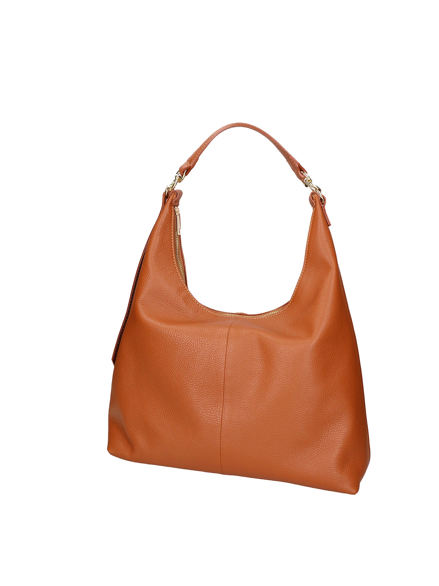 Ursula Borsa a spalla da donna Vera pelle 06673-D17 CUOIO SCURO Chiara Ferretti