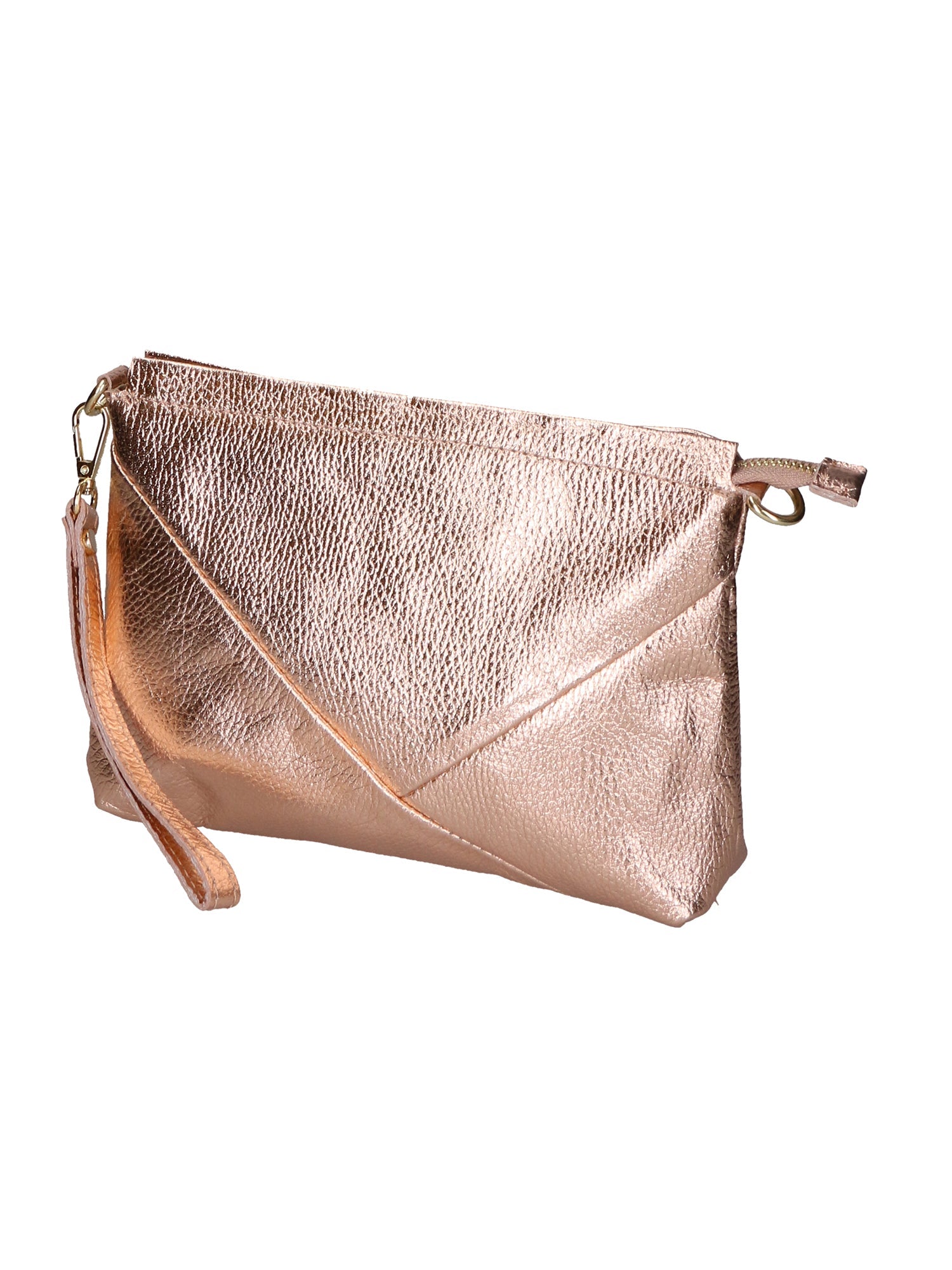 Pochette da Donna Giorgia in Vera Pelle Made in Italy 19x27x2 cm