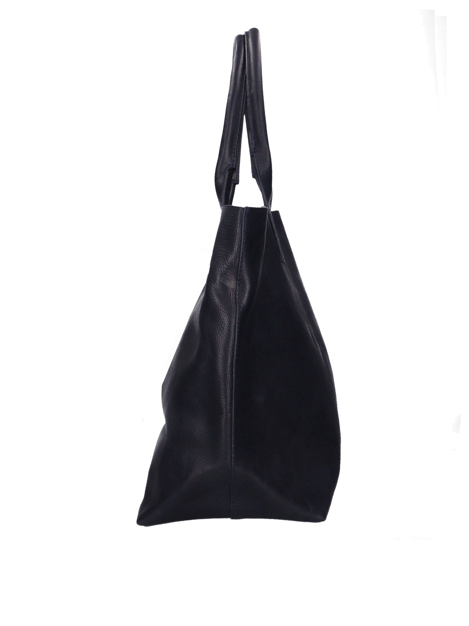Morea Borsa Shopper da donna Vera Pelle 518907-D26 BLU SCURO Chiara Ferretti