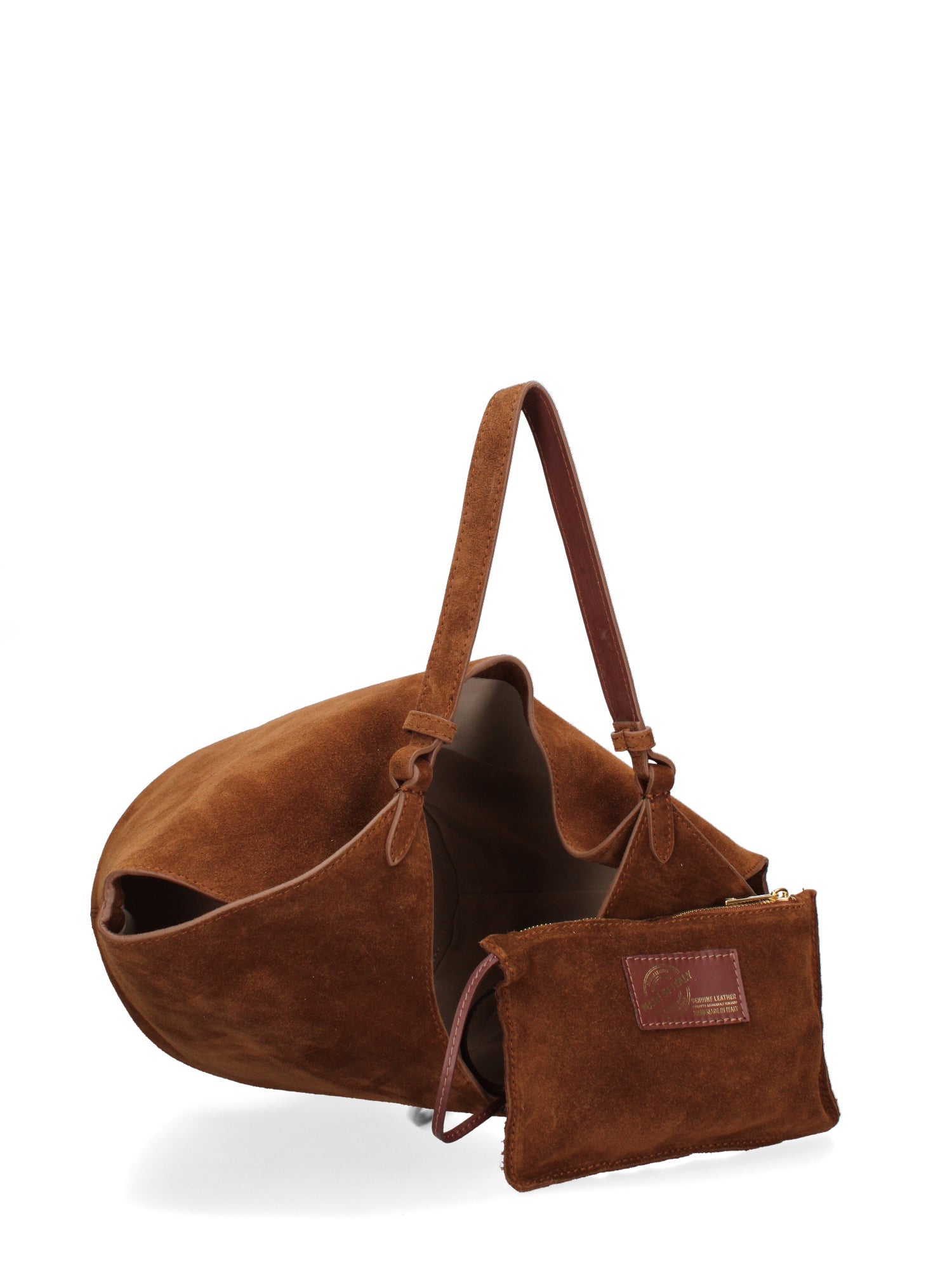 Lisboa Borsa a spalla da donna Pelle Scamosciata 7776-CHOC Chiara Ferretti