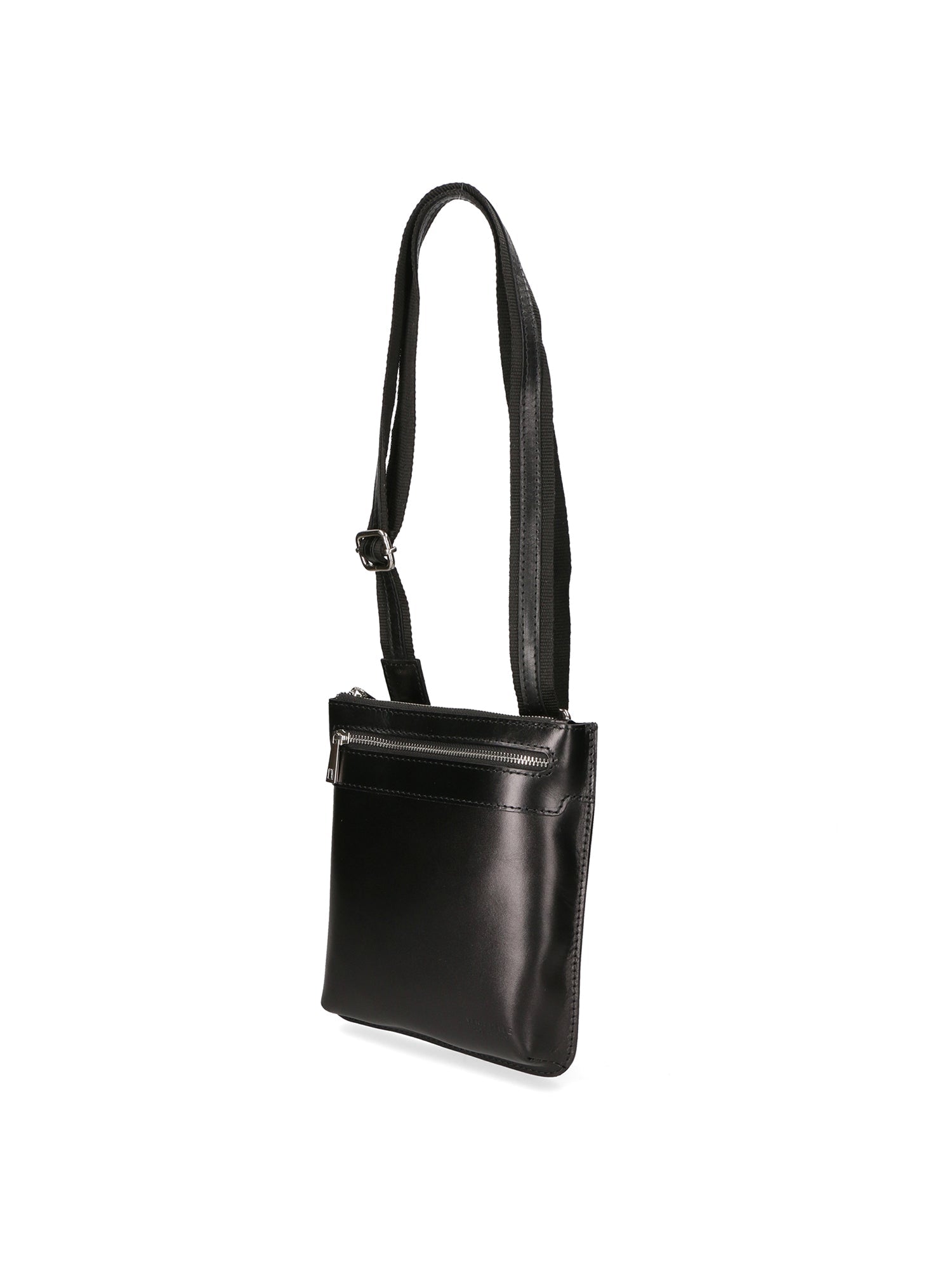 Flaviana Borsa a tracolla unisex Vera pelle 9117-NERO BLACK Chiara Ferretti