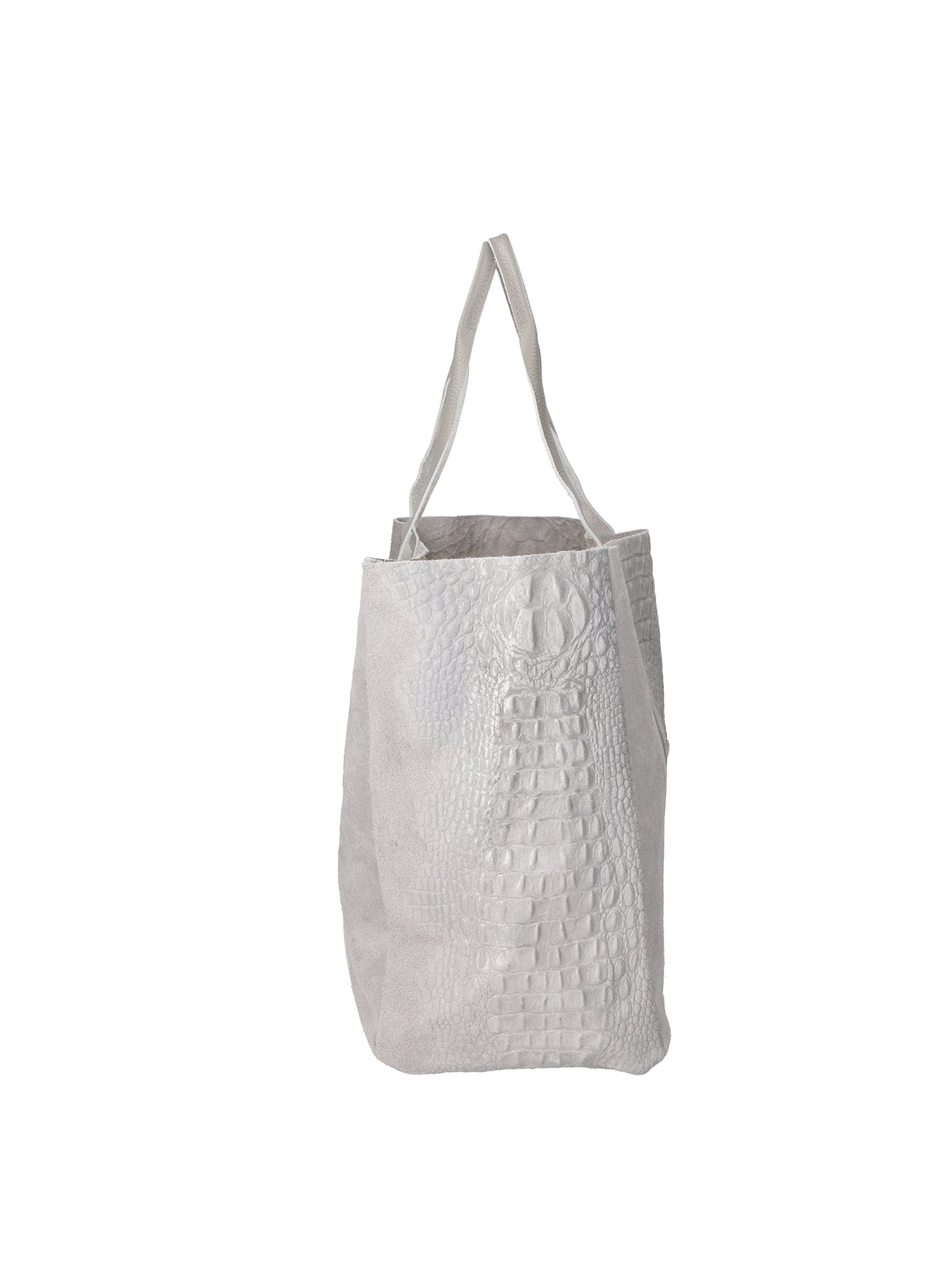 Edith Borsa Shopper da donna Vera pelle 80043-018 GRIGIO MEDIO Chiara Ferretti