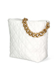 Adra Borsa a spalla da donna Vera pelle 04538-S01 BIANCO Chiara Ferretti
