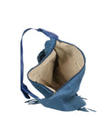 Zefira Borsa a spalla da donna Pelle Scamosciata 8630-BLU Chiara Ferretti