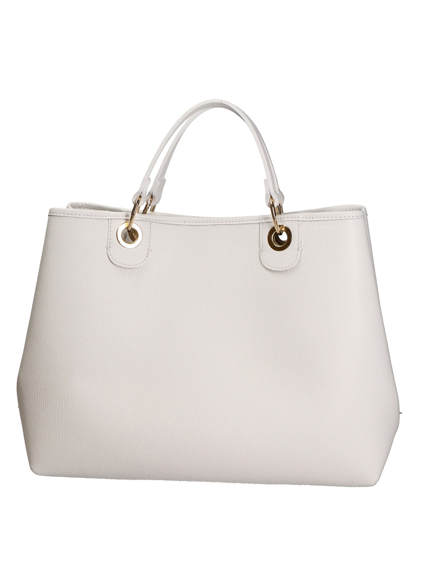 Azurite Borsa a mano da donna 100% pelle 06105-BIANCO WHITE Chiara Ferretti