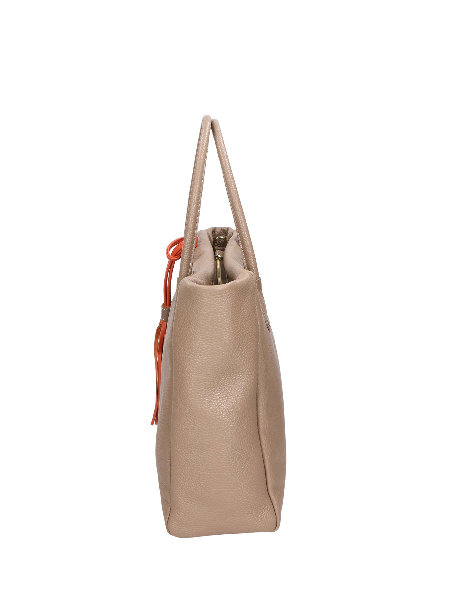 Verdiana Borsa a mano da donna Vera Pelle 06505-D40 TAUPE Chiara Ferretti