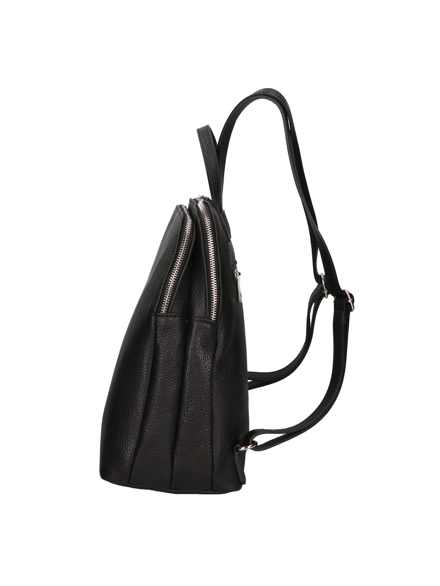 Glenda Borsa a mano da donna Vera pelle 05919-D28 NERO Chiara Ferretti