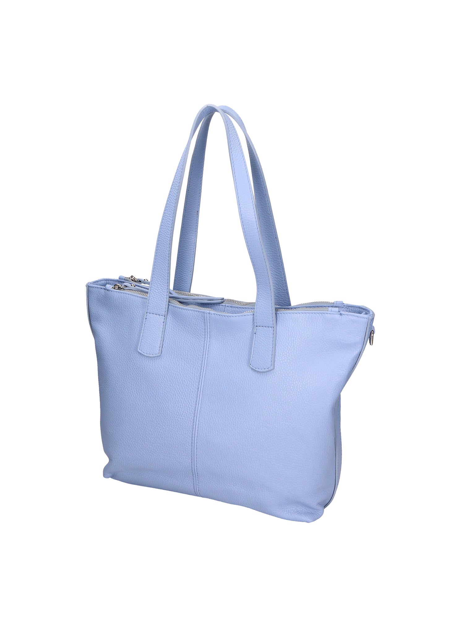 Gea Borsa a spalla da donna Vera pelle 05935-D220 AZZURRO Chiara Ferretti