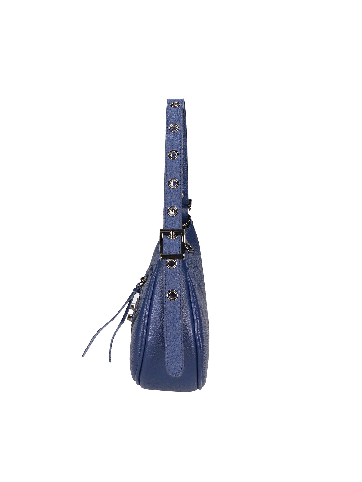 Loredana Damen-Schultertasche aus echtem Leder, hergestellt in Italien, 15 x 30 x 8 cm