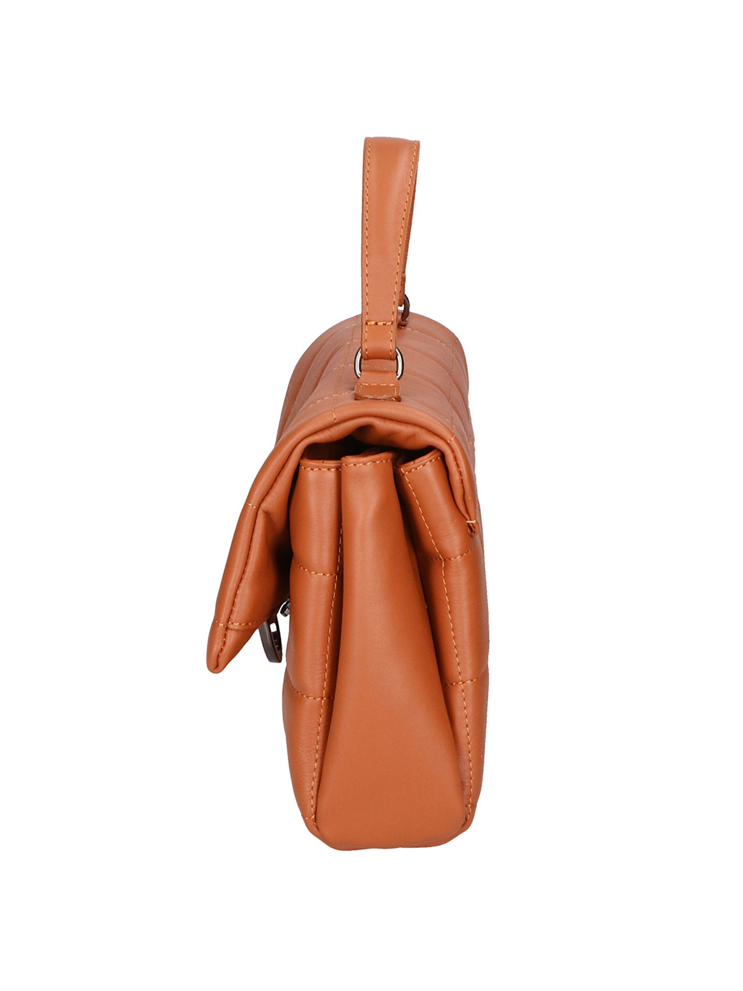 Viola Borsa a mano da donna Vera Pelle 06862-S17 CUOIO SCURO Chiara Ferretti
