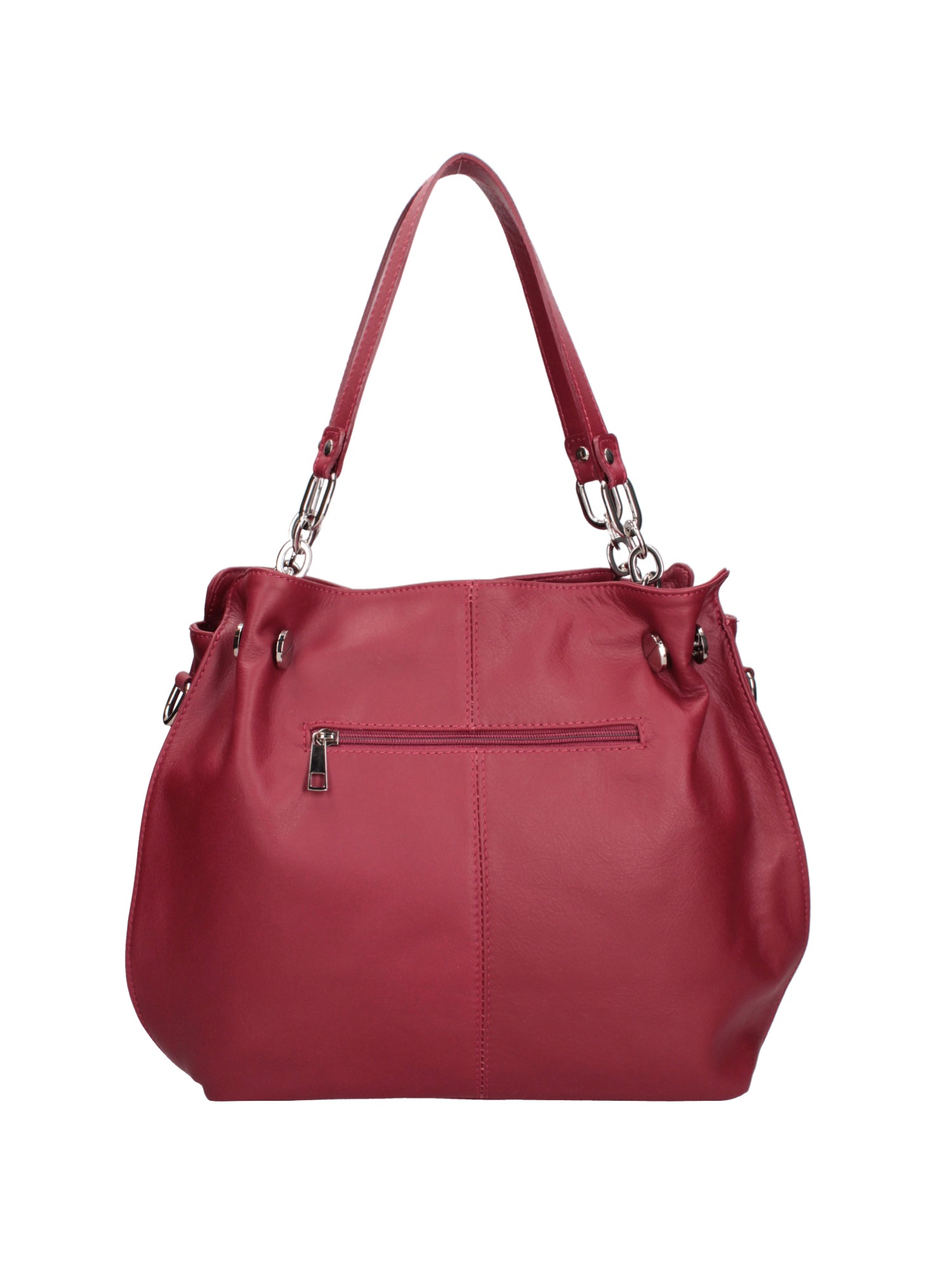 Ereba Borsa a mano da donna Made in Italy 100% pelle 3305-S10 RUBINO Chiara Ferretti