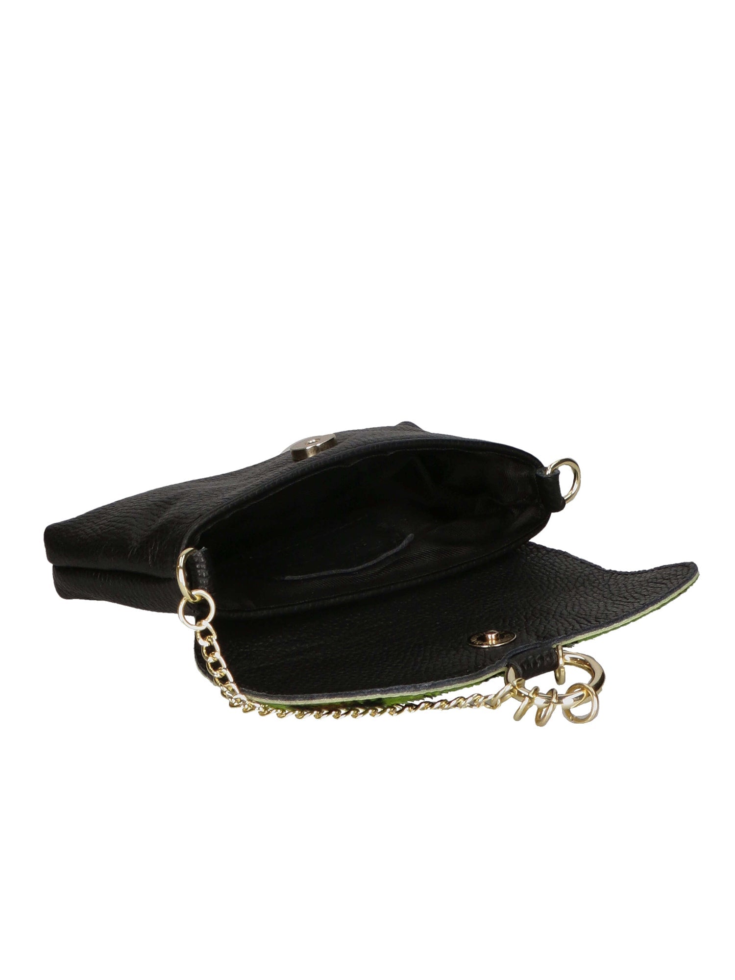 Alda Damen-Clutch aus echtem Leder, hergestellt in Italien, 10 x 18 x 5 cm