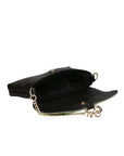 Alda Damen-Clutch aus echtem Leder, hergestellt in Italien, 10 x 18 x 5 cm