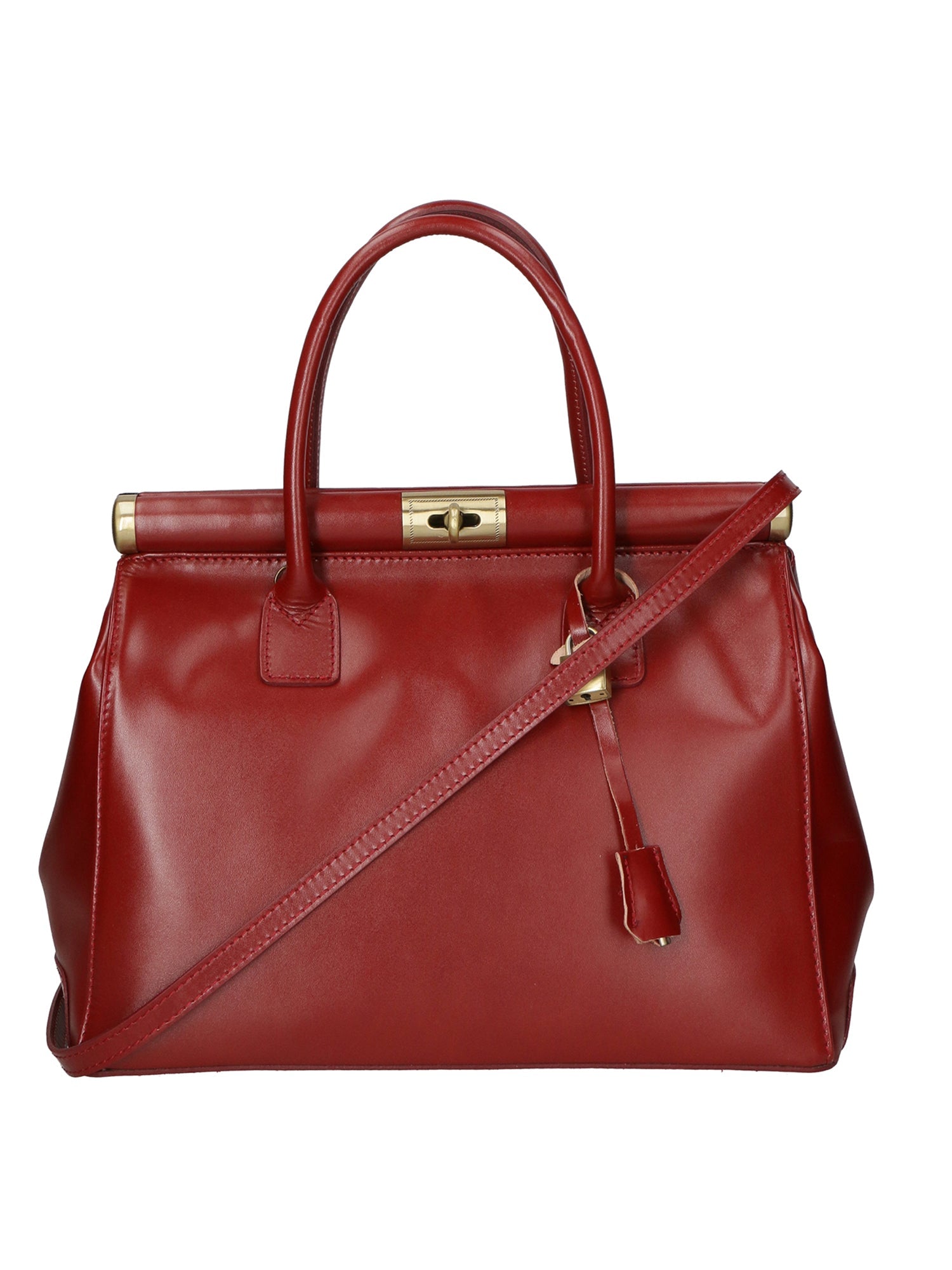 Federica Borsa a mano da donna Vera pelle 9106-ROSSO RED Chiara Ferretti
