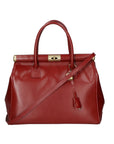 Federica Borsa a mano da donna Vera pelle 9106-ROSSO RED Chiara Ferretti