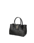 Cervo Borsa a tracolla da donna Vera pelle 7720-NERO Chiara Ferretti