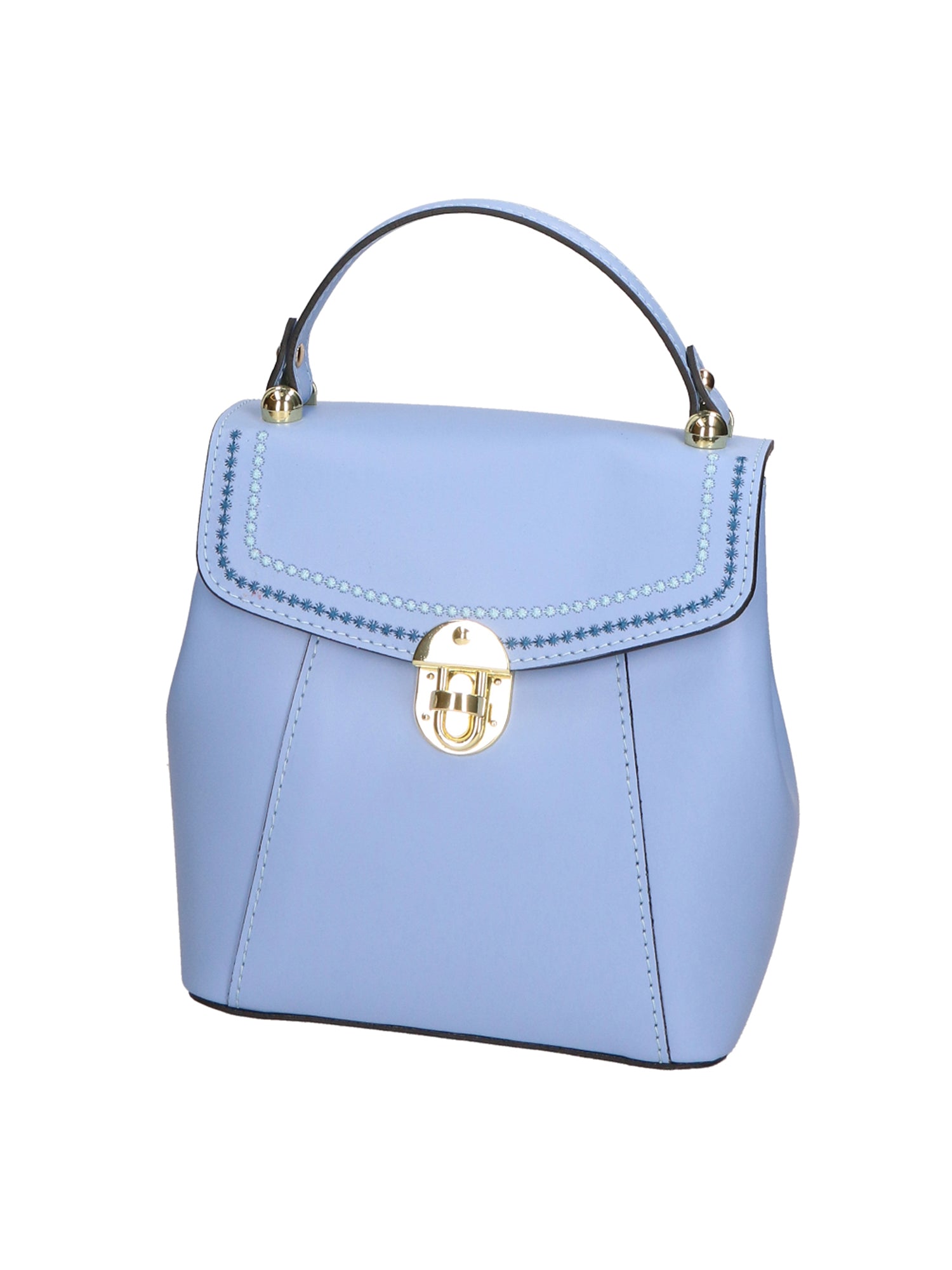 Giuditta Borsa a mano da donna 100% pelle 05937-L220 AZZURRO Chiara Ferretti