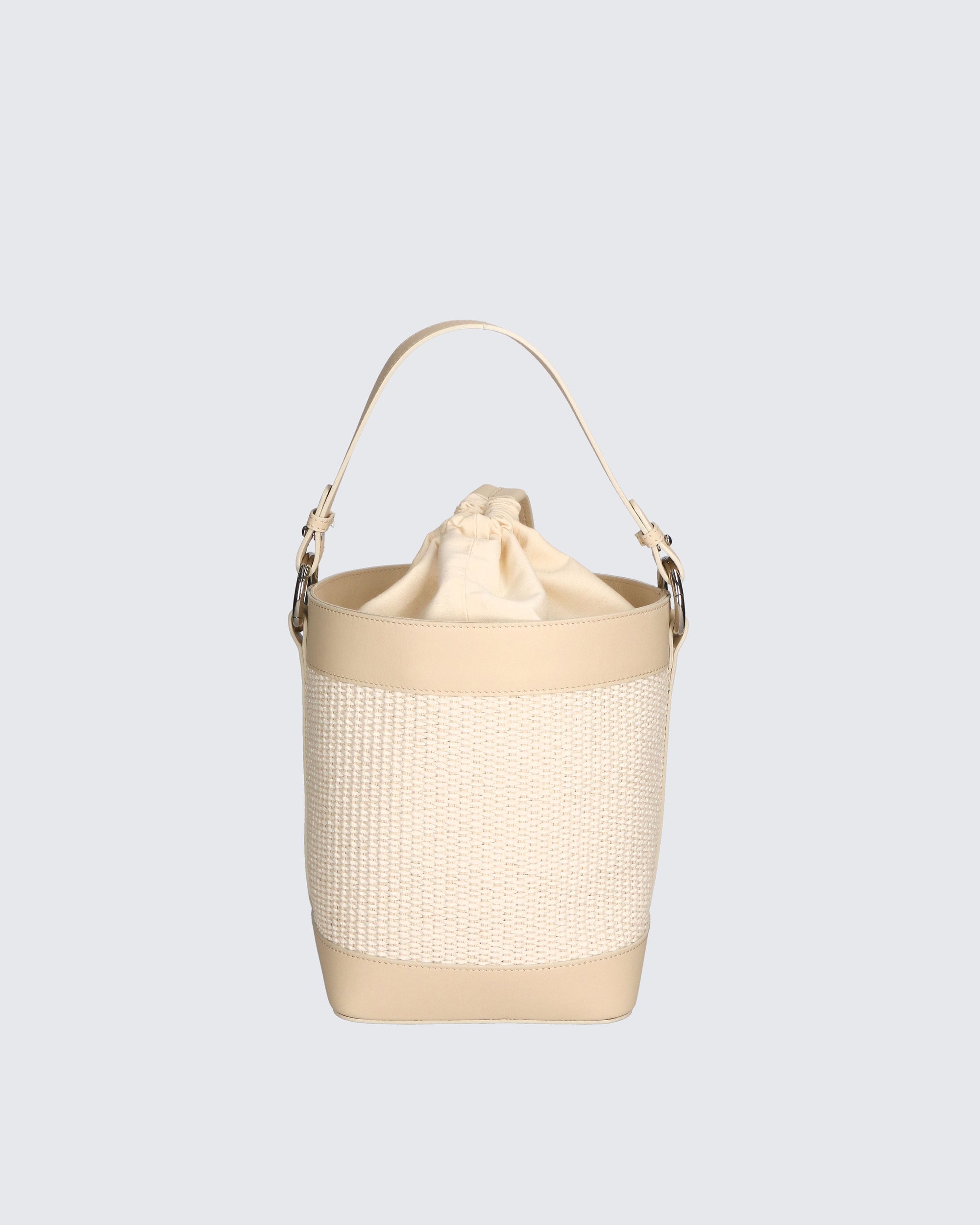Lisbeth Borsa a secchiello da donna Misto pelle e tessuto 05165-148+S03 BEIGE Chiara Ferretti