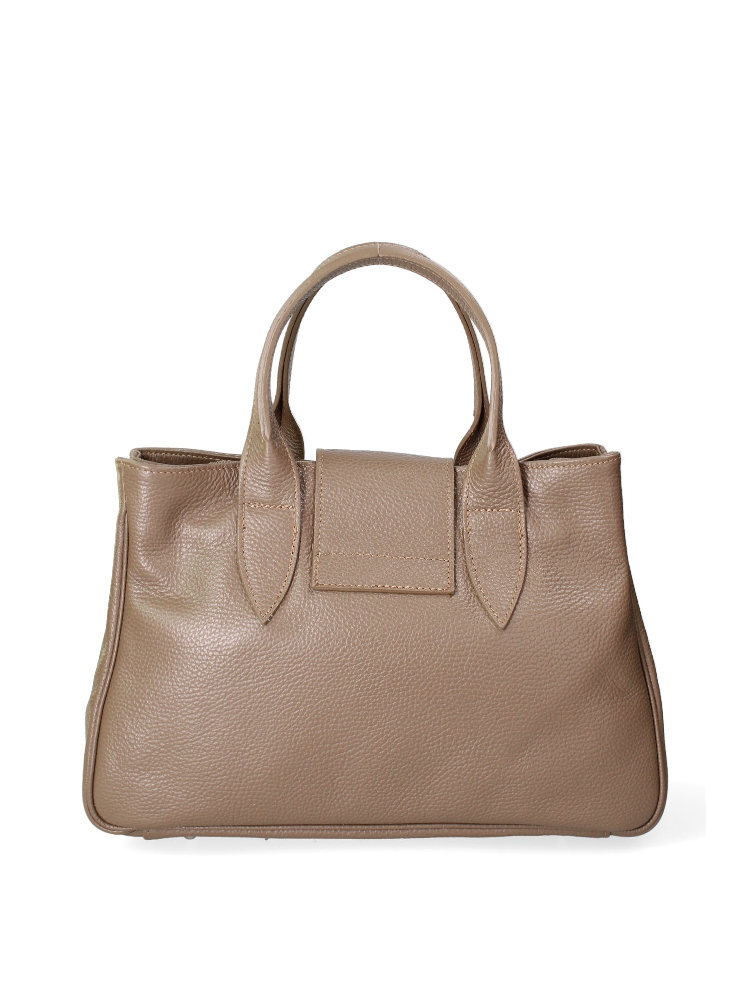 Ascoli Borsa a mano da donna Pelle stampata cocco 7718-D40 TAUPE Chiara Ferretti