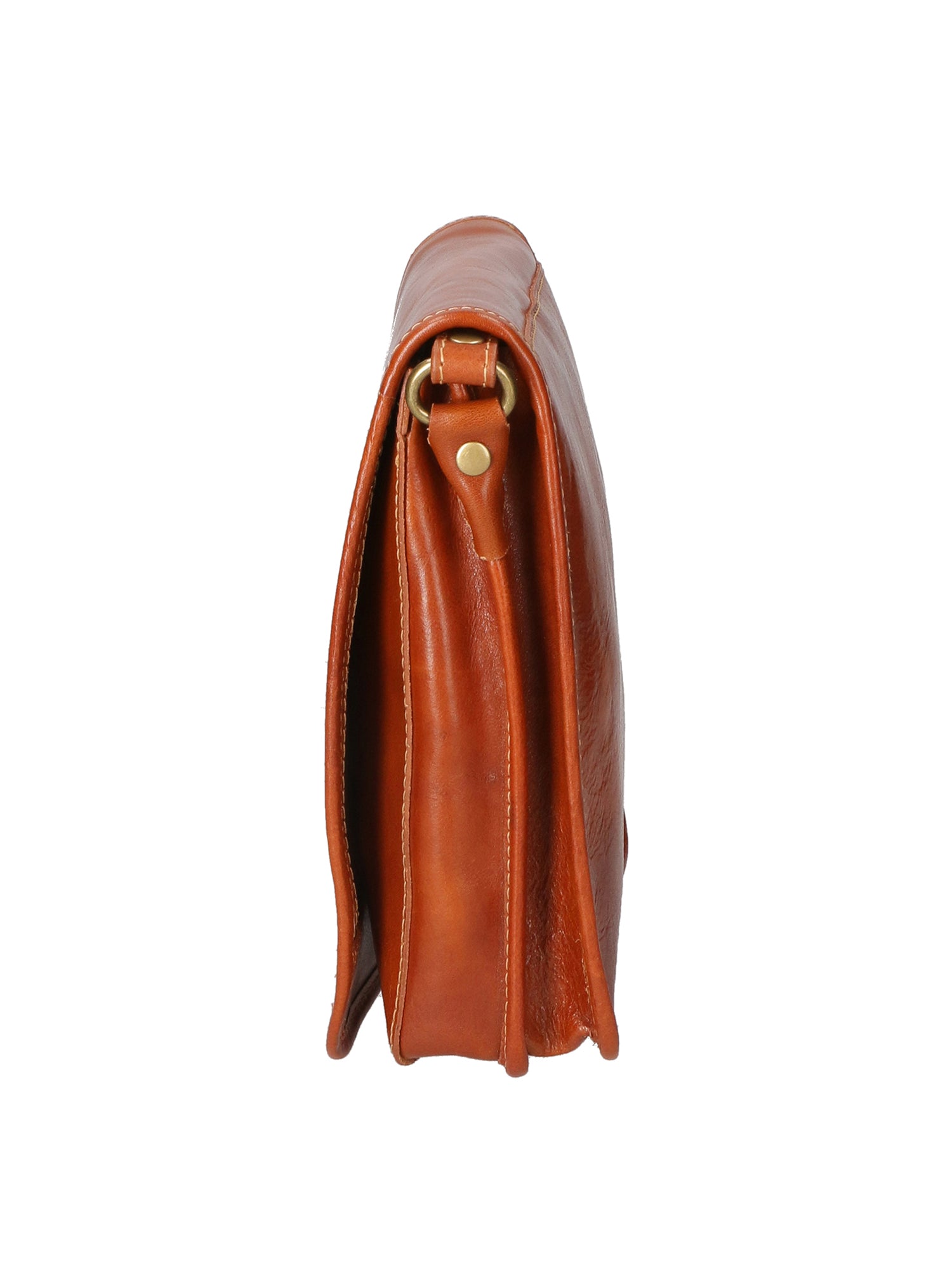 Fiamma Borsa a tracolla da donna Vera pelle 9109-CUOIO Chiara Ferretti