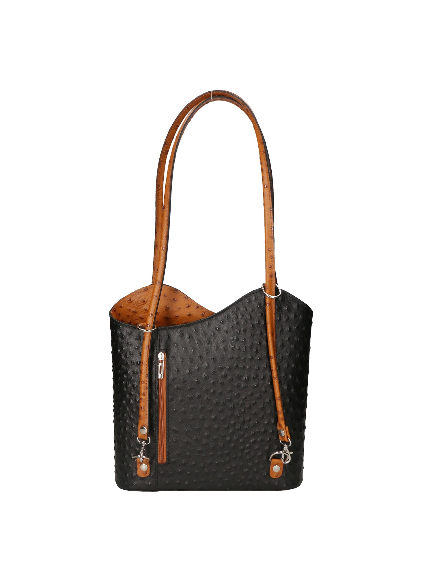 Chanel 3005-20 NERO 06 CUOIO Zaino da donna in vera pelle Chiara Ferretti