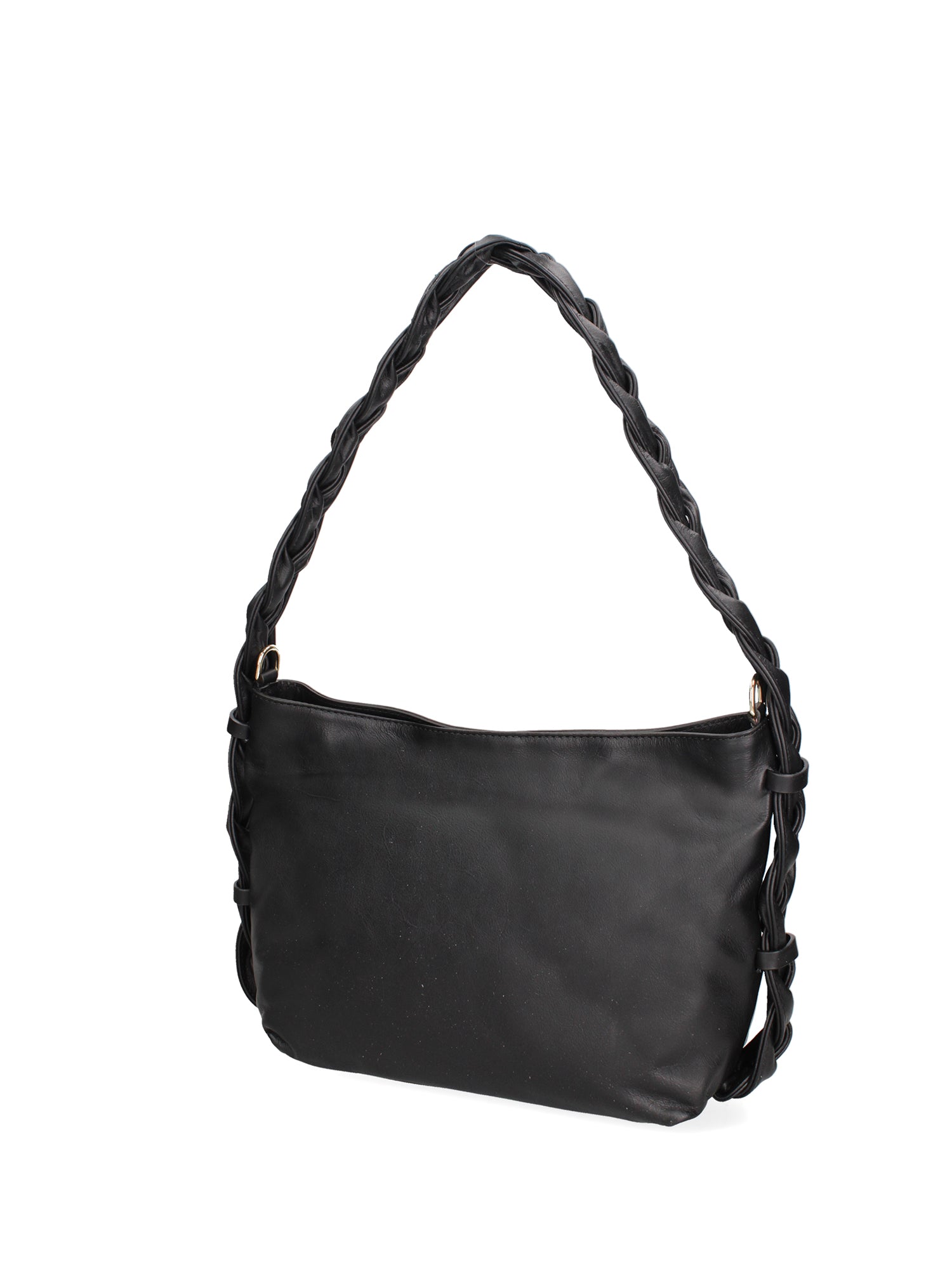 Isara Borsa a spalla da donna Vera pelle 07170-NERO BLACK Chiara Ferretti