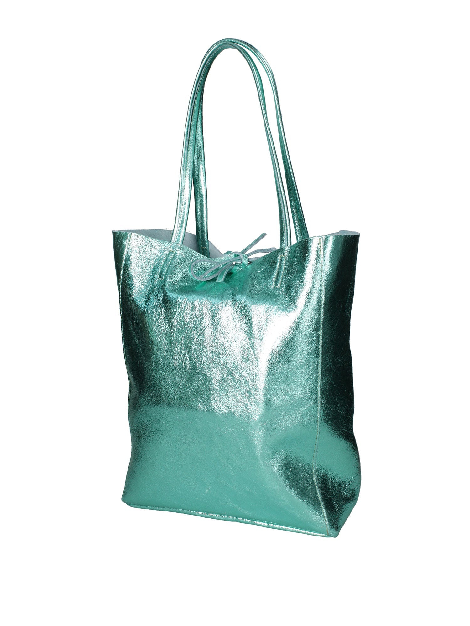 Íris Borsa a mano da donna Vera Pelle 07565-L037 TURCHESE Chiara Ferretti