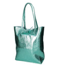 Íris Borsa a mano da donna Vera Pelle 07565-L037 TURCHESE Chiara Ferretti