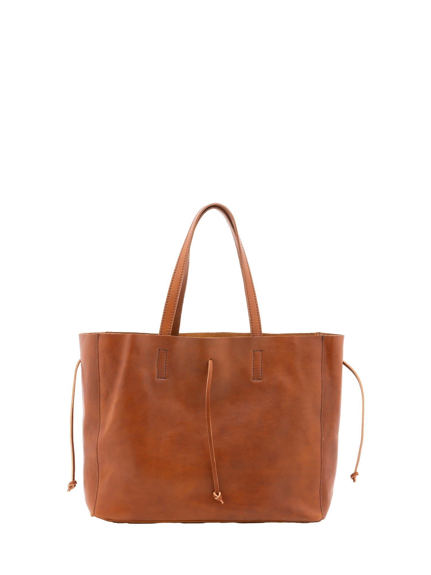 Borsa a mano unisex vera pelle Made in Italy 4611-MIELE Alessia Firenze