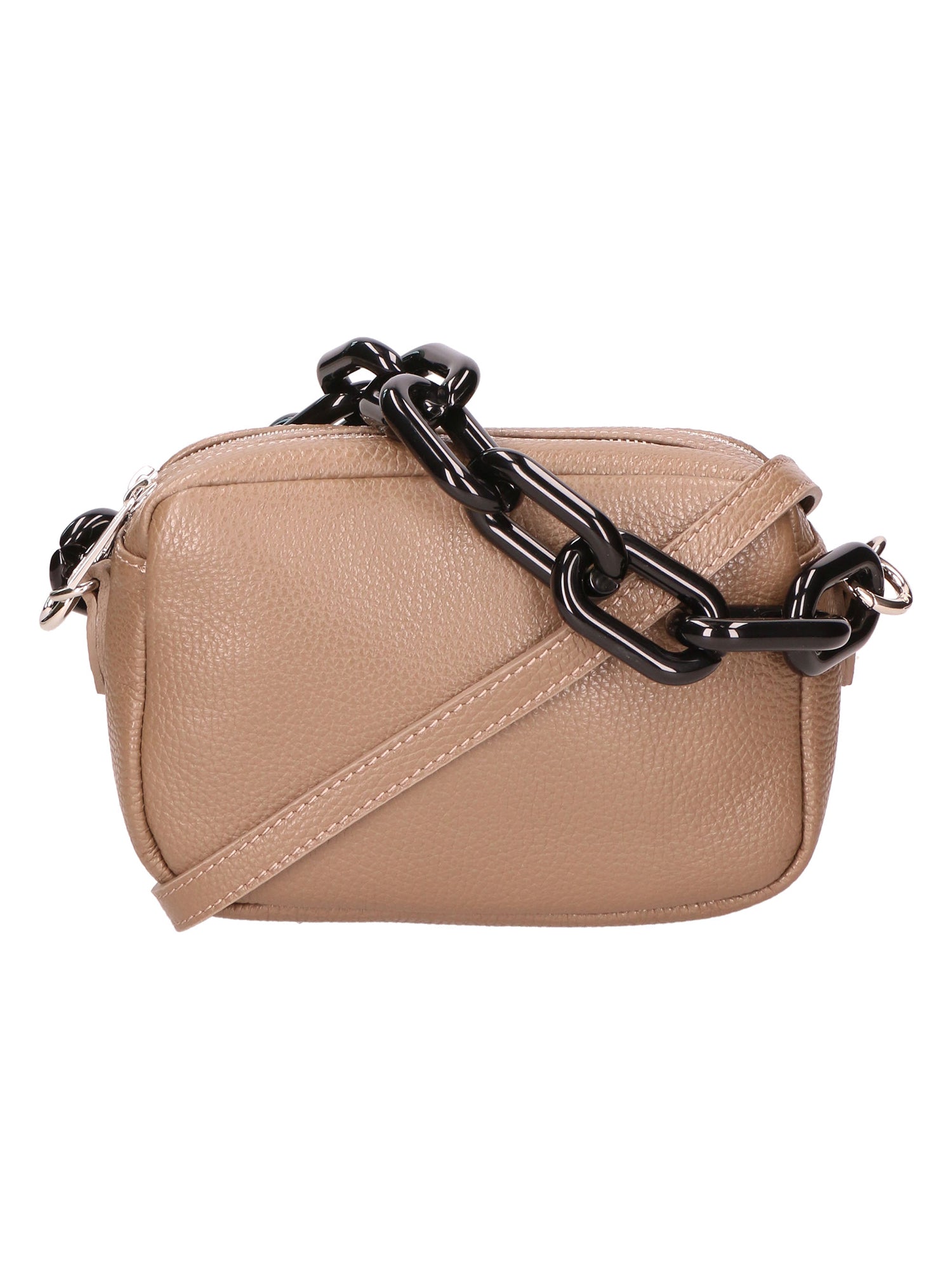 Barbara Borsa a spalla da donna Vera pelle 05706-D40 TAUPE TAUPE Chiara Ferretti