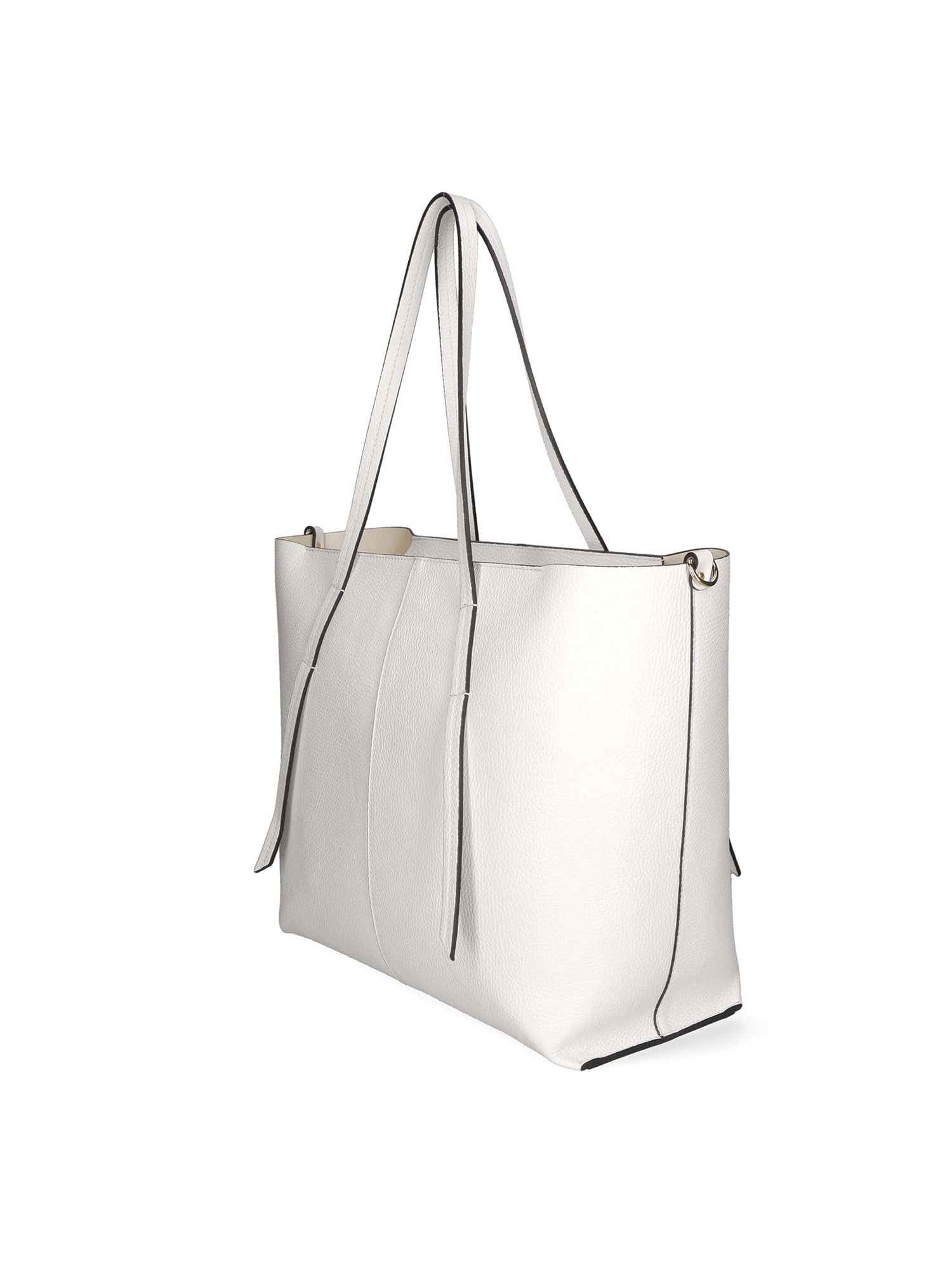 Luce Borsa a mano da donna Vera pelle 04512-BIANCO WHITE Chiara Ferretti